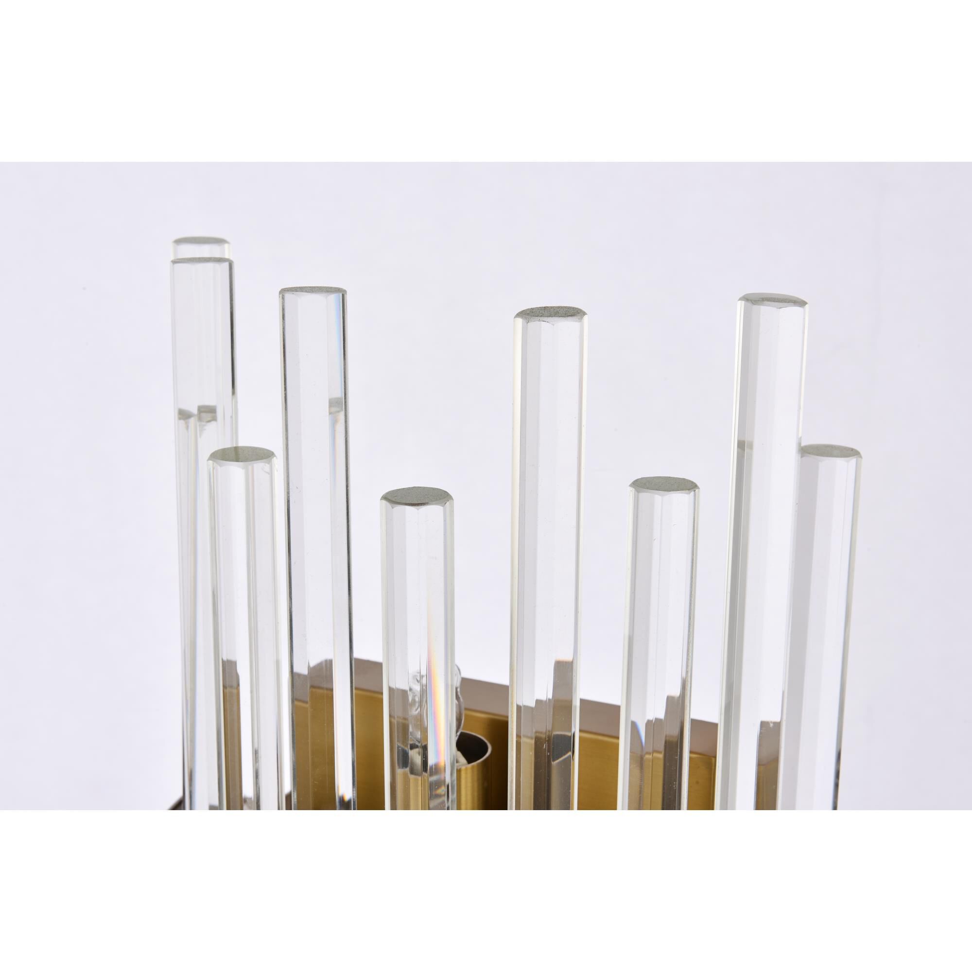 Shown in Gold finish and Clear Royal Cut crystal