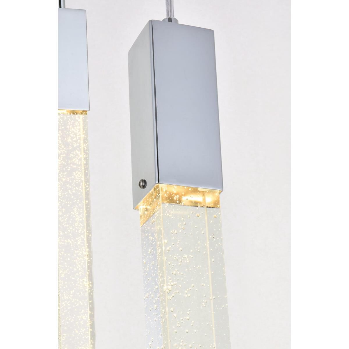 Weston 42 Inch 10 Light LED Linear Suspension Light by Elegant Lighting