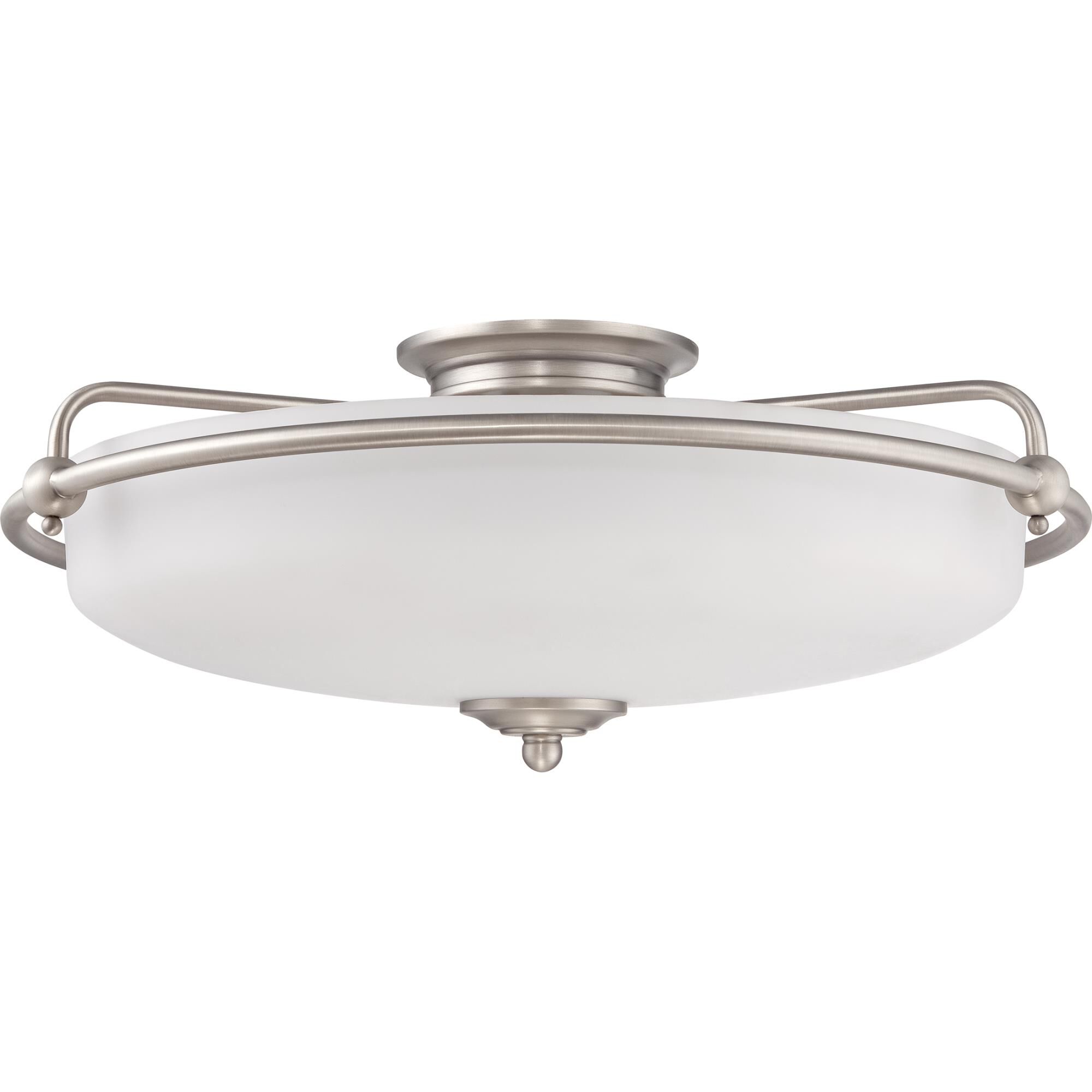 Griffin 21 Inch 4 Light Semi Flush Mount by Quoizel