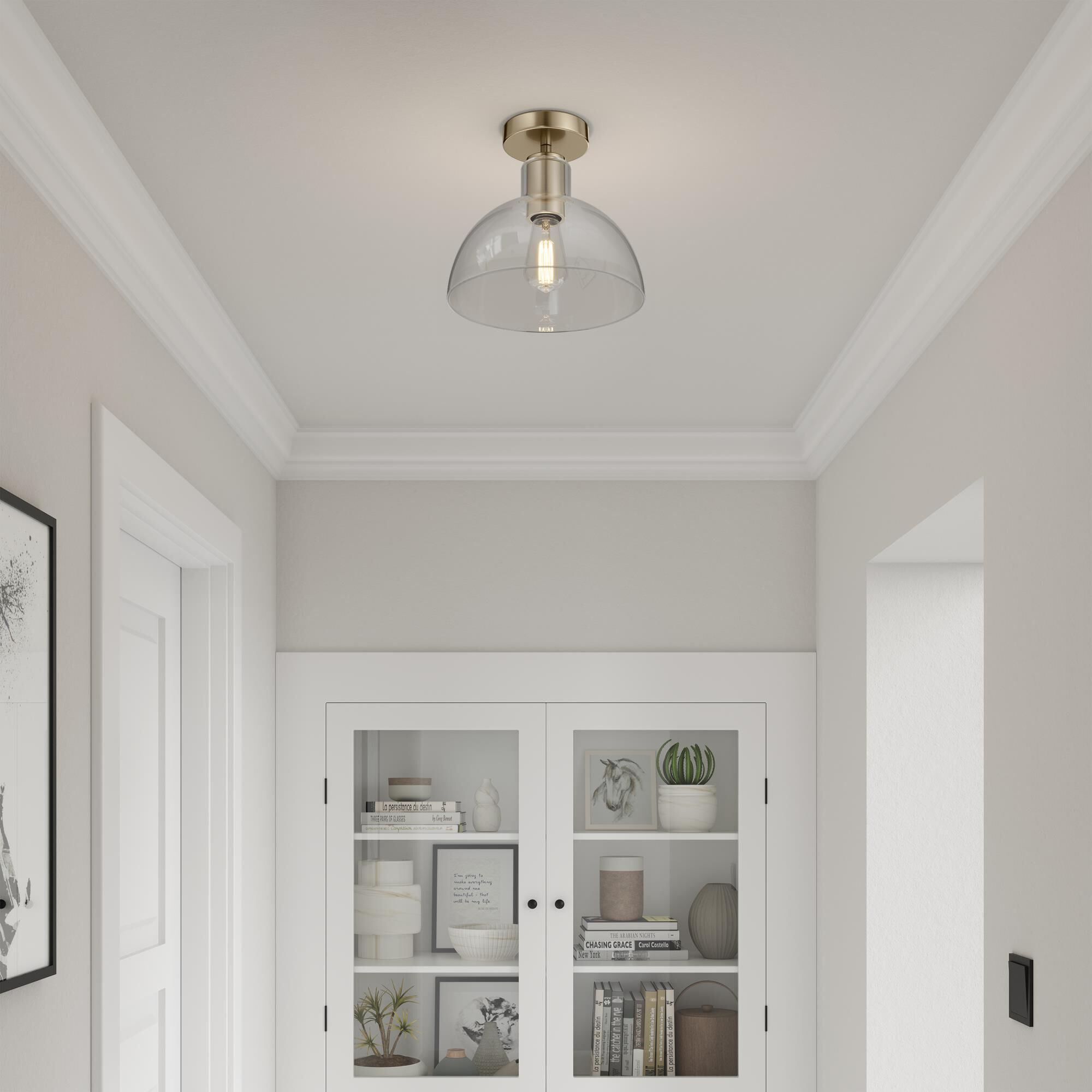 Knightsdale 10 Inch Semi Flush Mount by Millennium Lighting