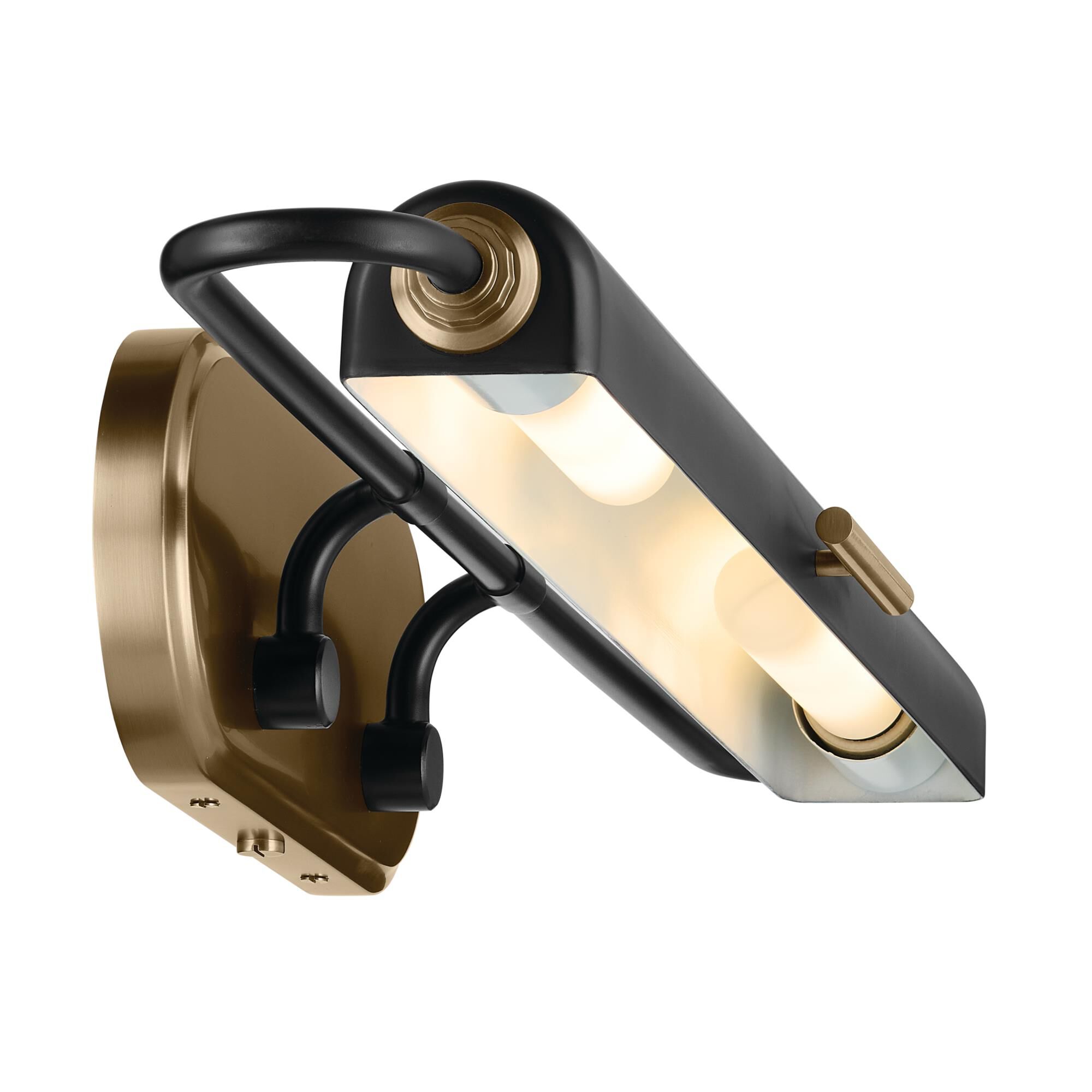 Shown in Black finish and Metal shade