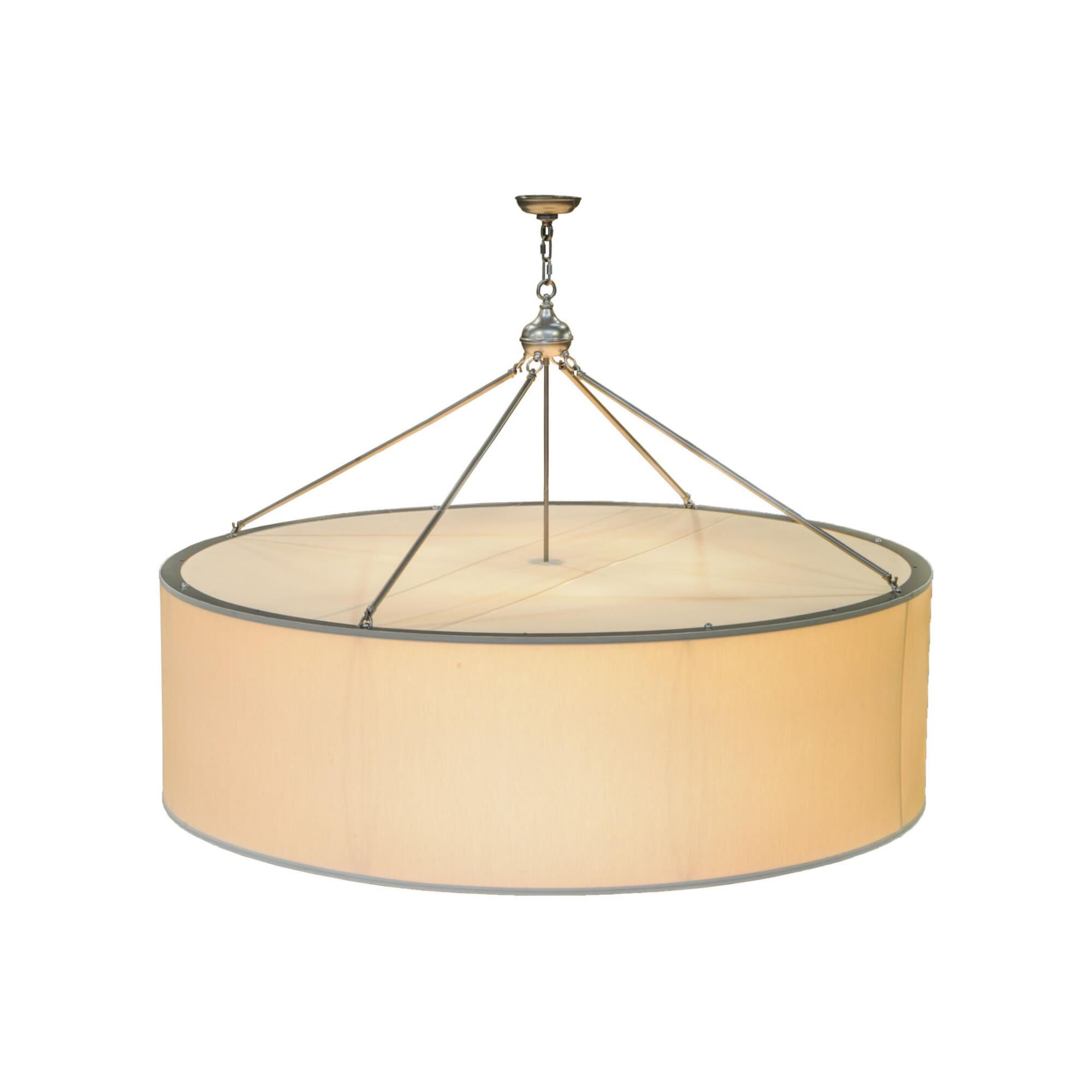 Shown in Nickel Finish finish and Beige glass