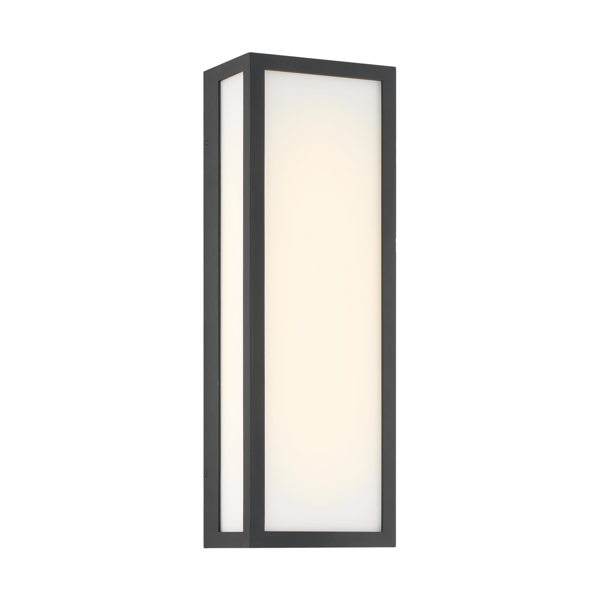 Shown in Sand Coal finish and White glass and Etched Glass shade
