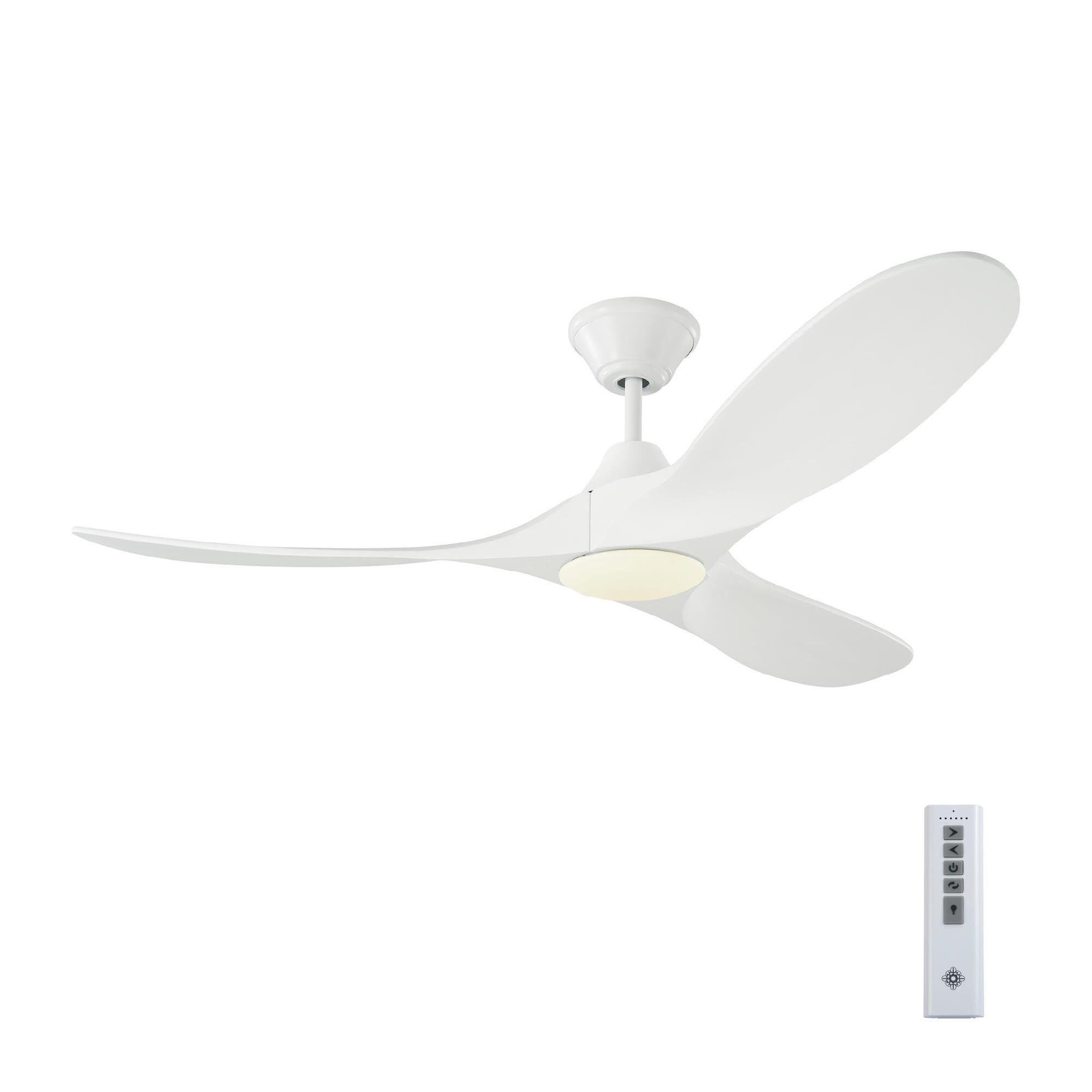 Maverick II 52 Inch Ceiling Fan with Light Kit,