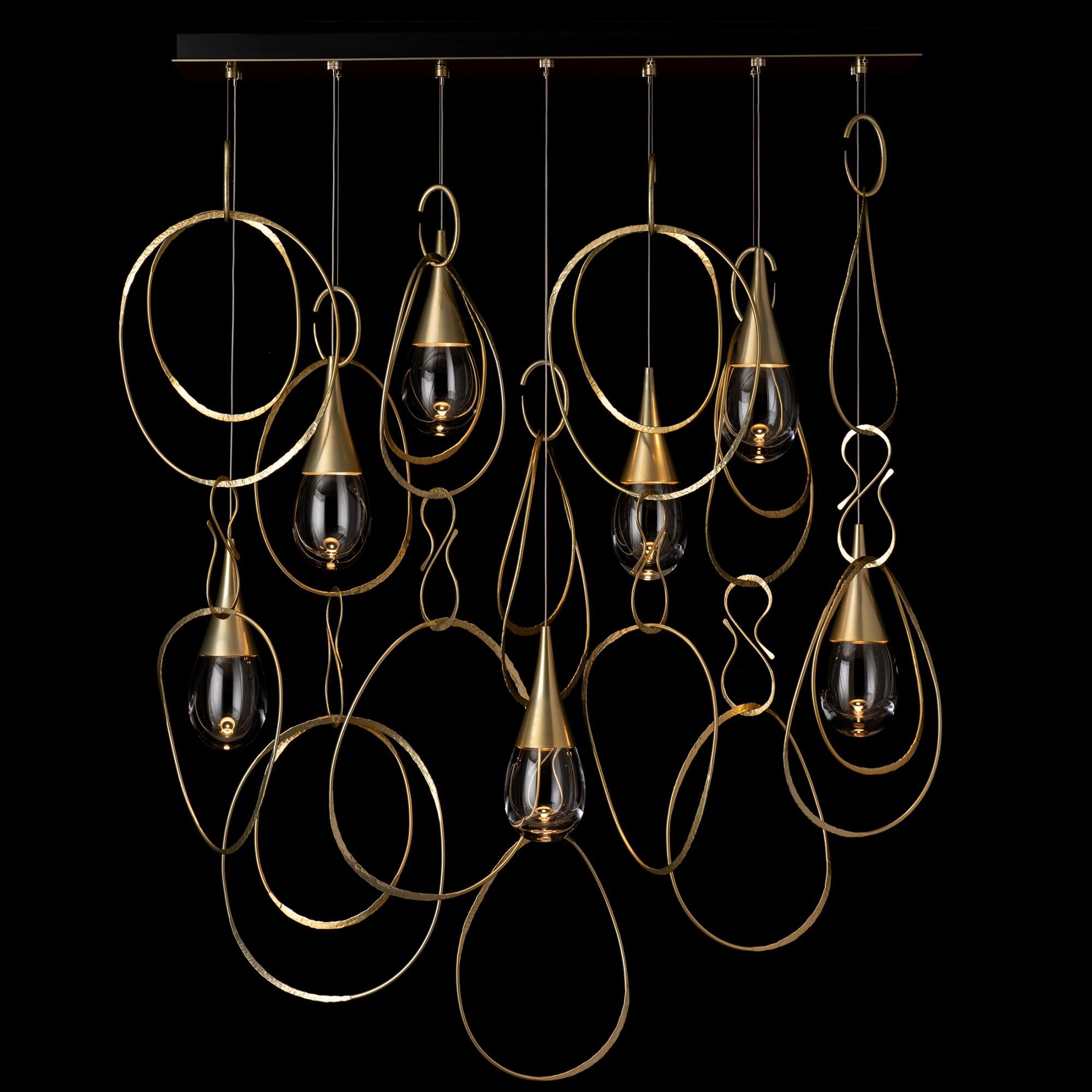 Lyric 52 Inch Multi Light Pendant by Hubbardton Forge