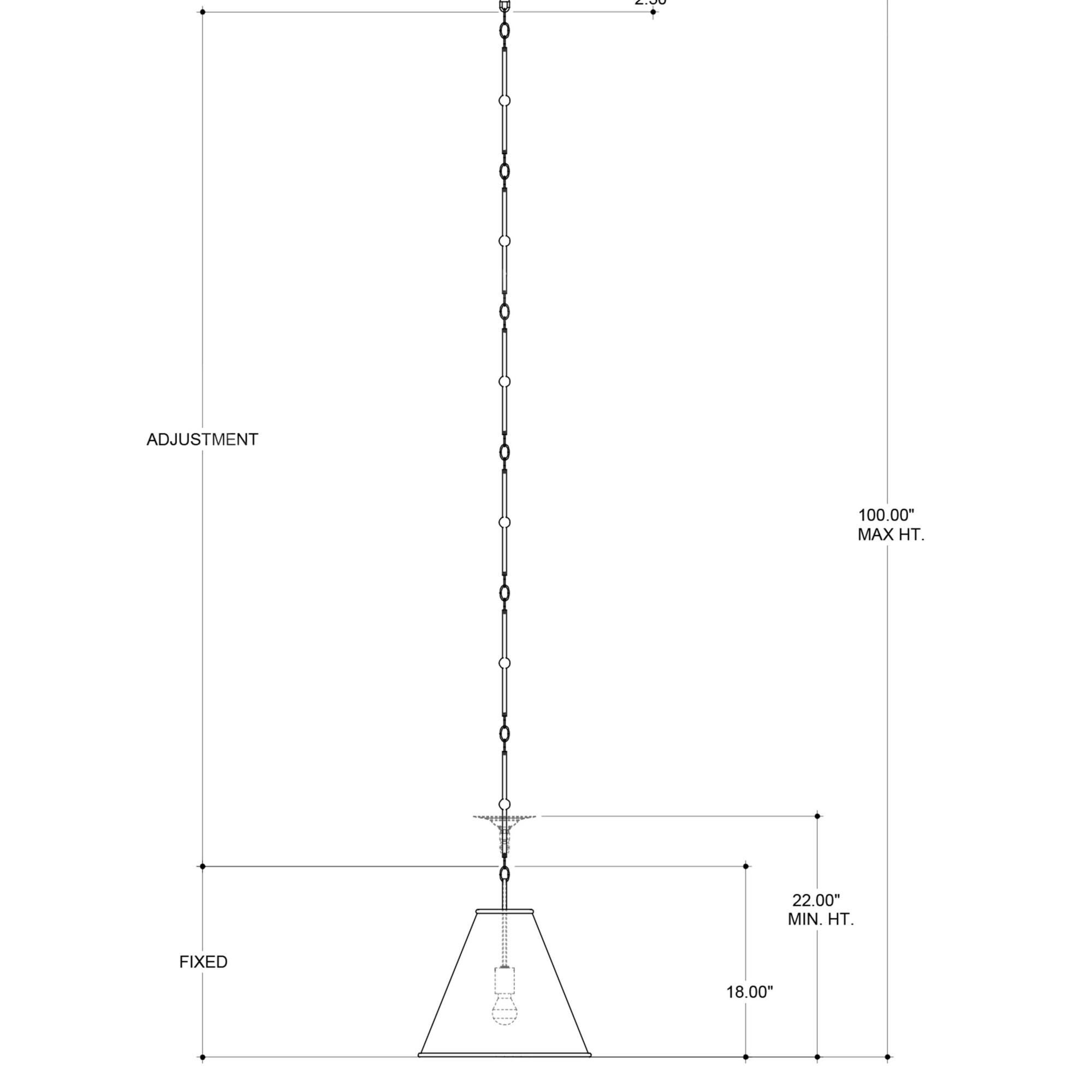 Pierrepont Large Pendant by Currey and Company