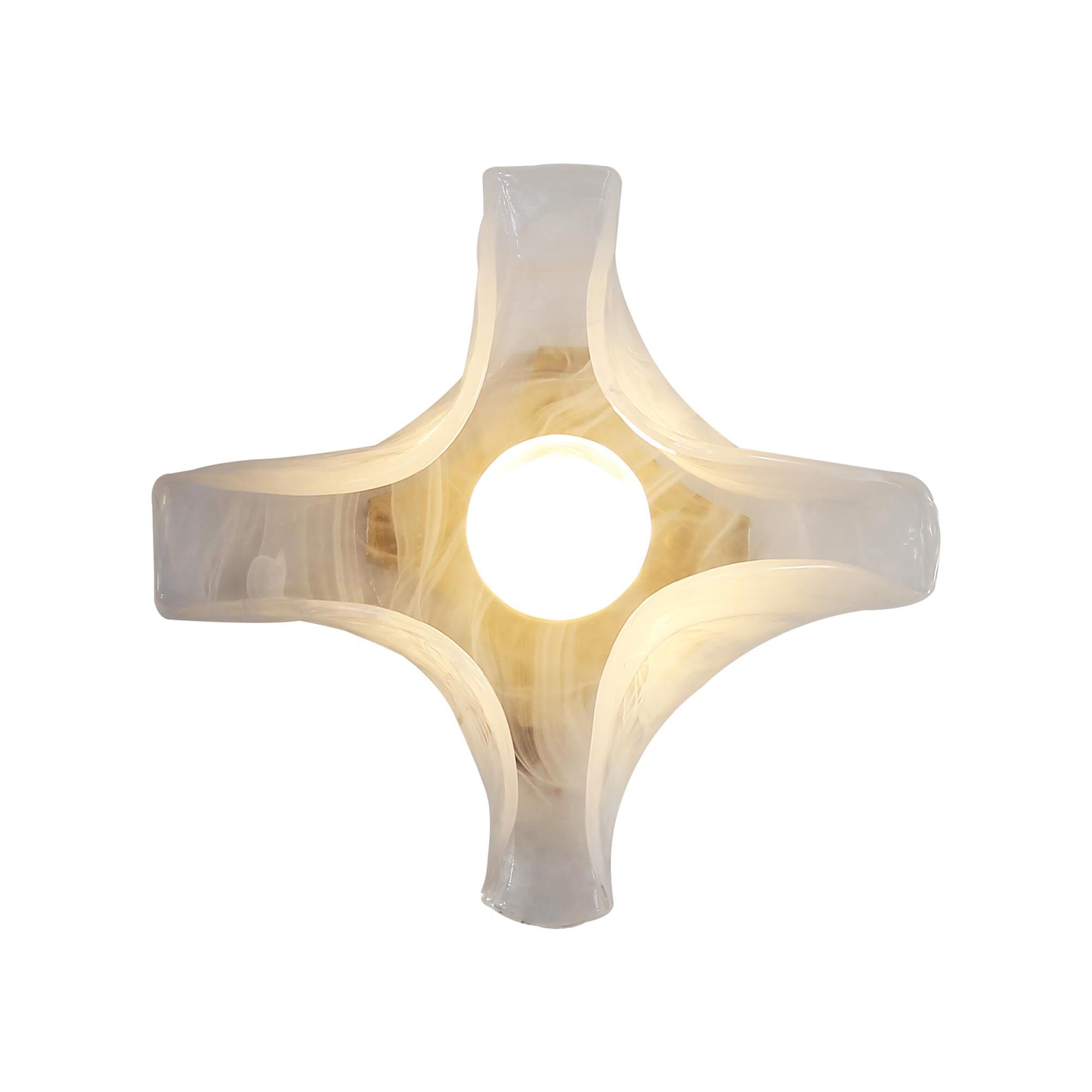 Glacier 7 Inch Wall Sconce by Golden Lighting