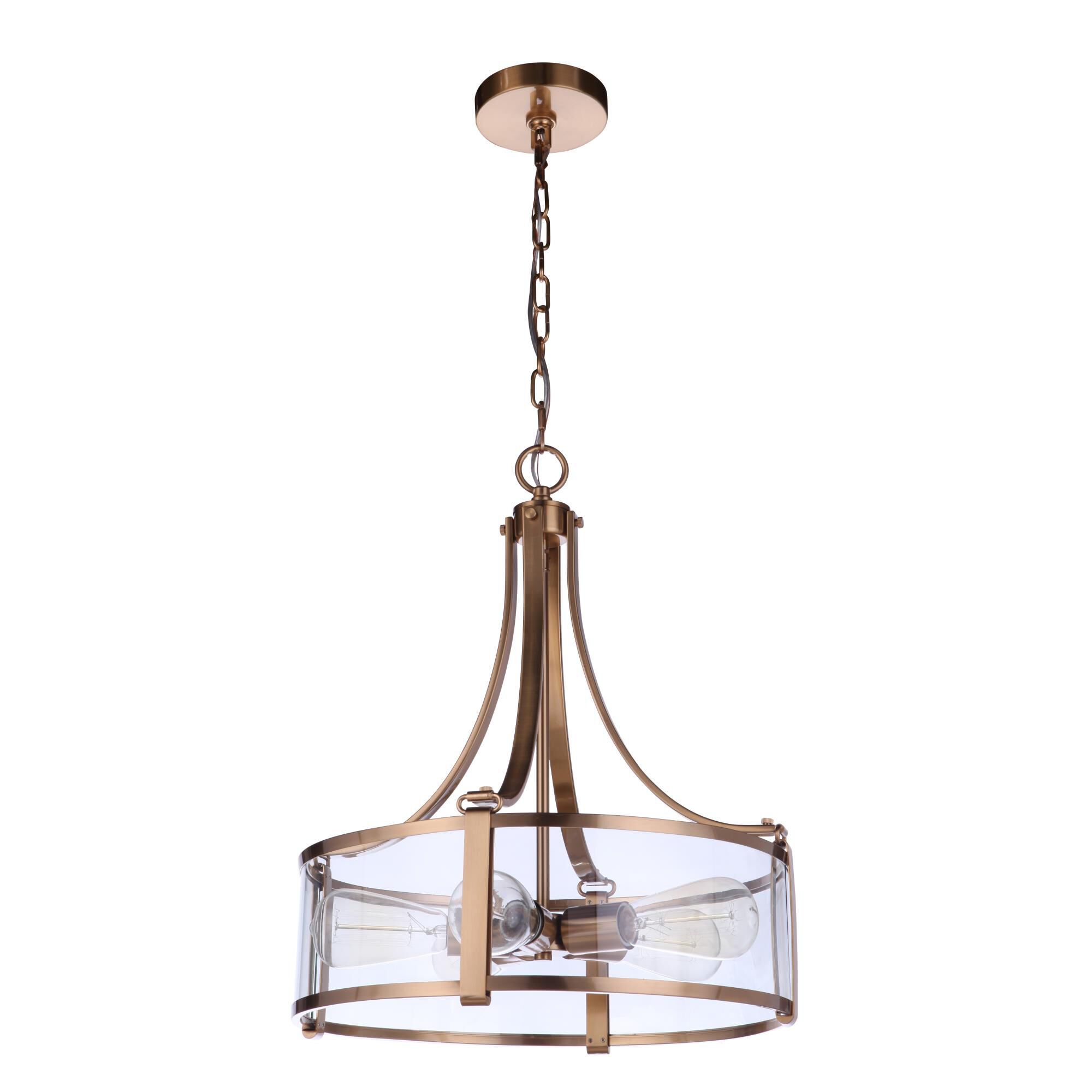 Shown in Satin Brass finish