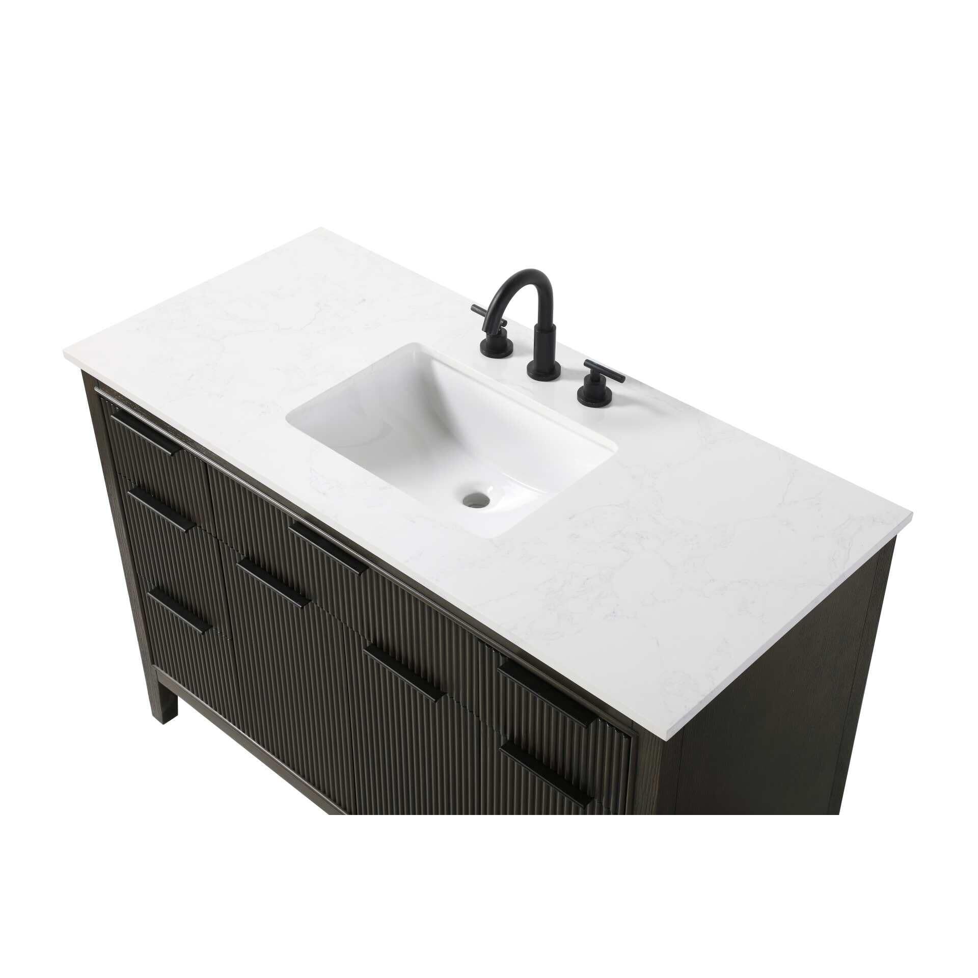 Langston 48 Inch Bath Vanity by Elegant Decor