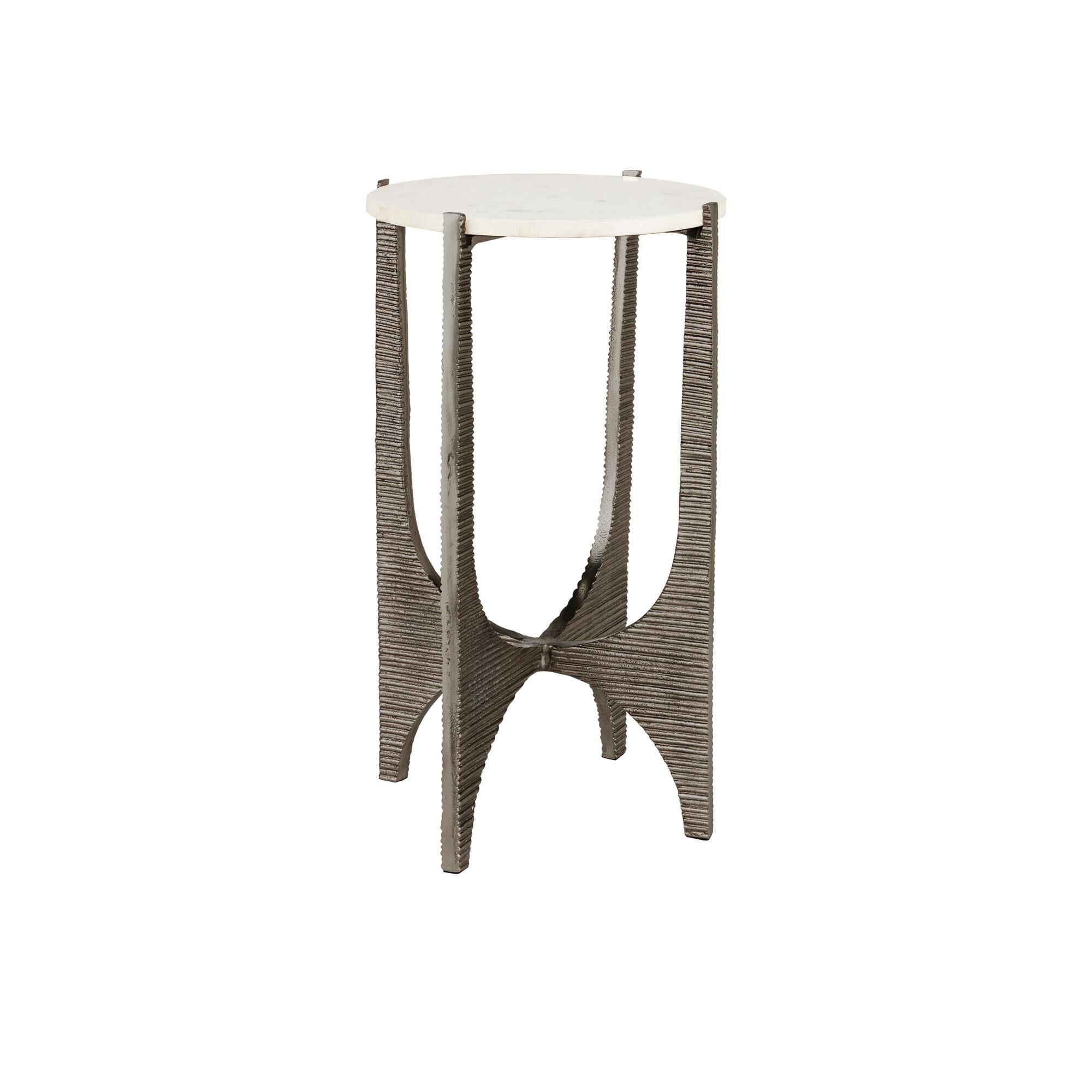 Shown in Antique Nickel, White finish