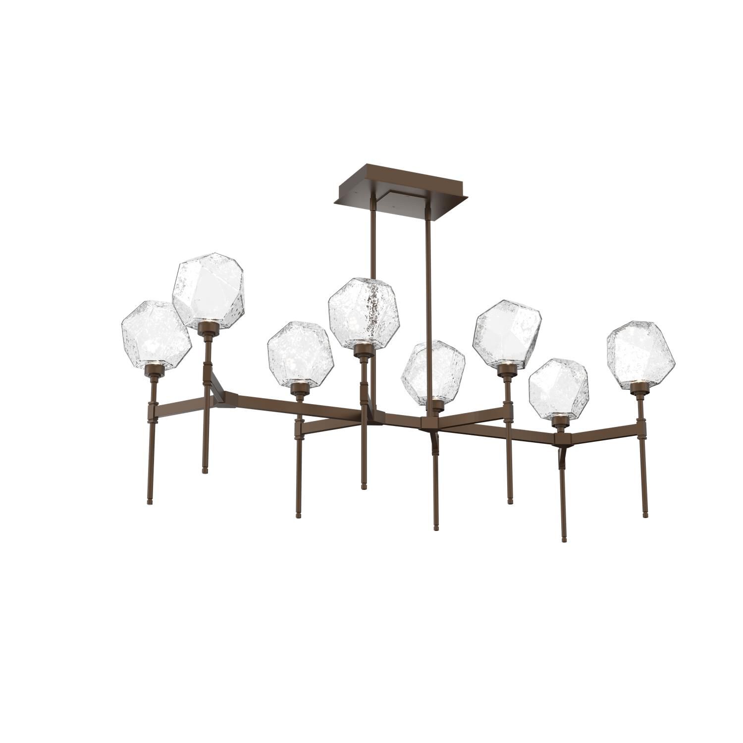 Shown in Flat Bronze finish and Clear glass