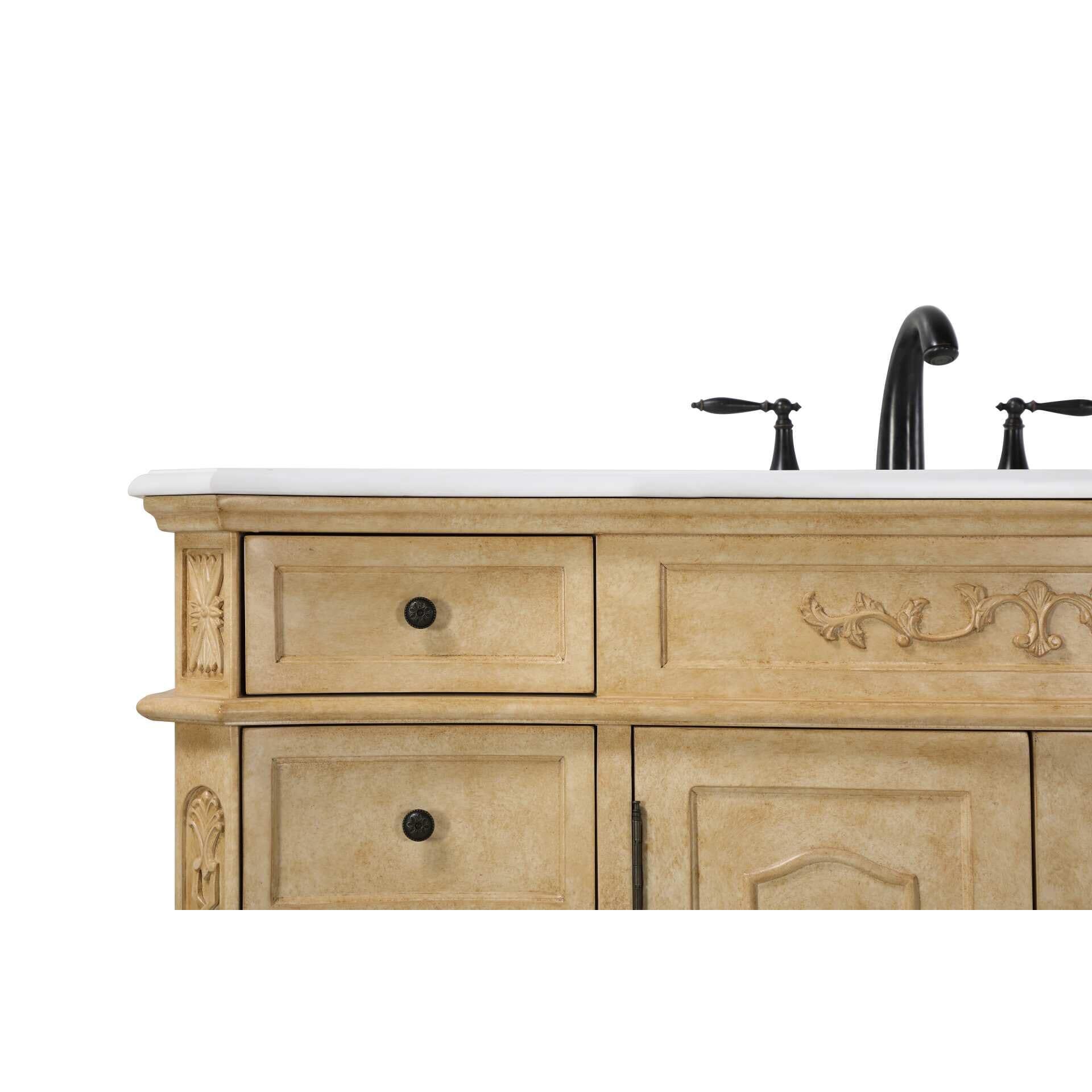 Shown in Antique Beige finish