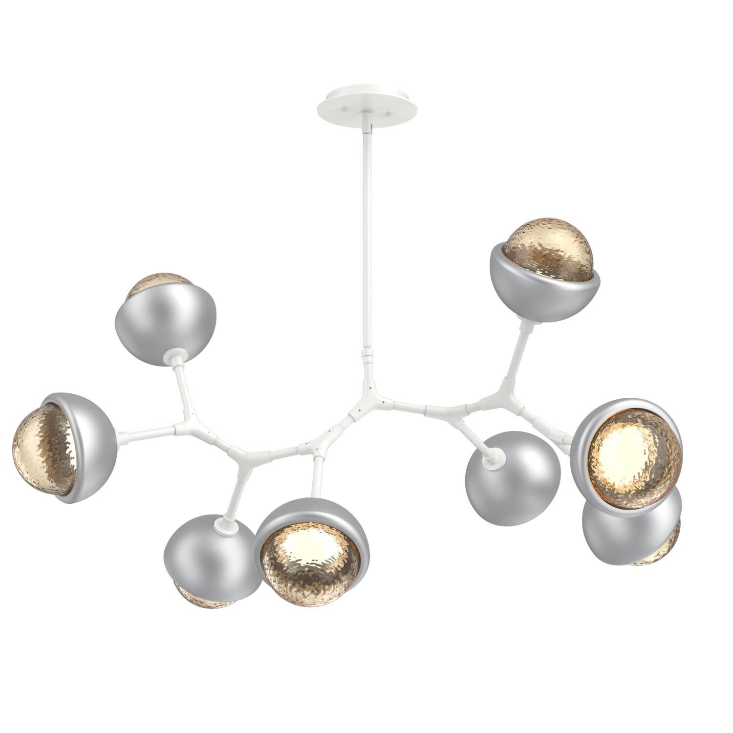 Levi Wilson Cabochon 38 Inch Linear Suspension Light by Hammerton Studio
