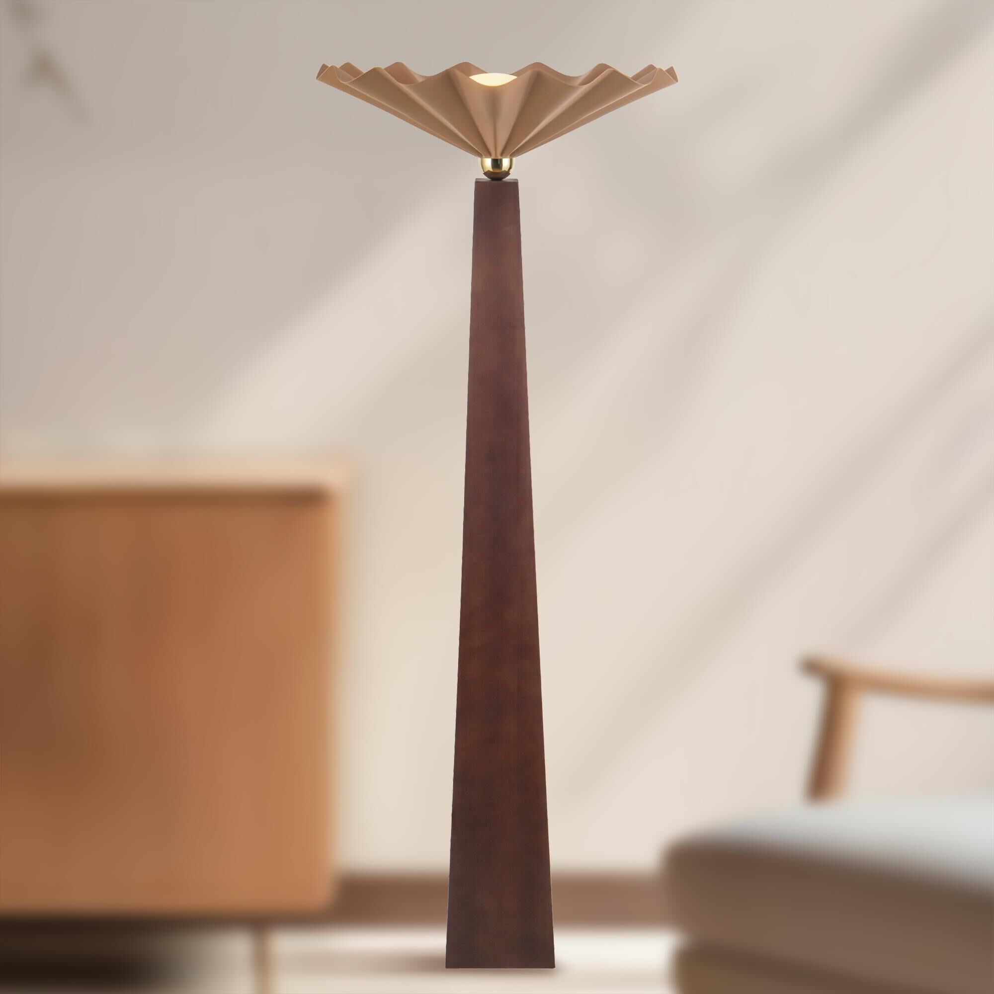 Jason Koharik Furrow Floor Lamp by Alora Lighting