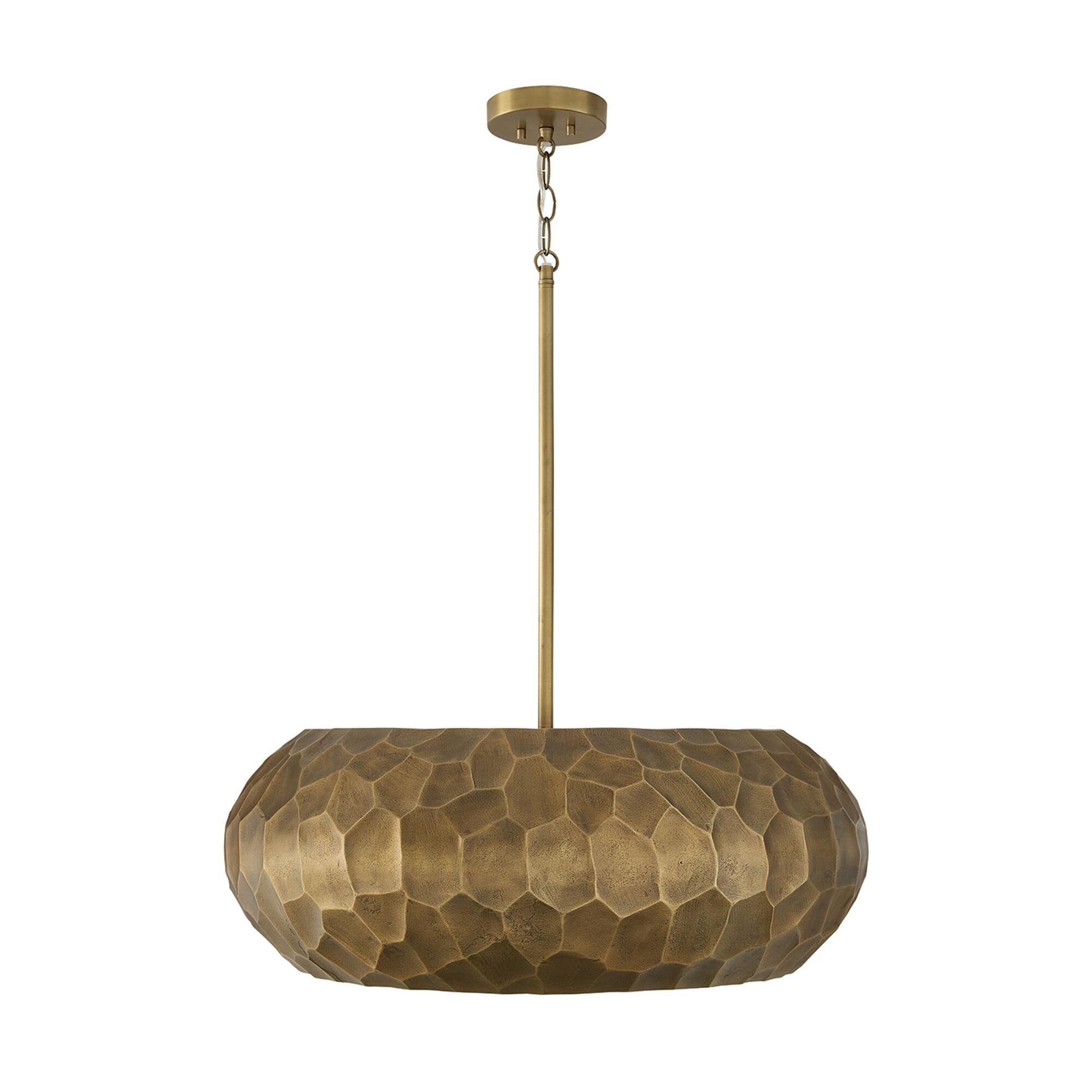 Shown in Burnished Patinaed Brass finish