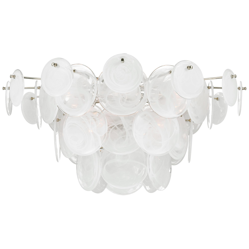 Aerin Loire 34 Inch 10 Light LED Flush Mount by Visual Comfort Signature Collection