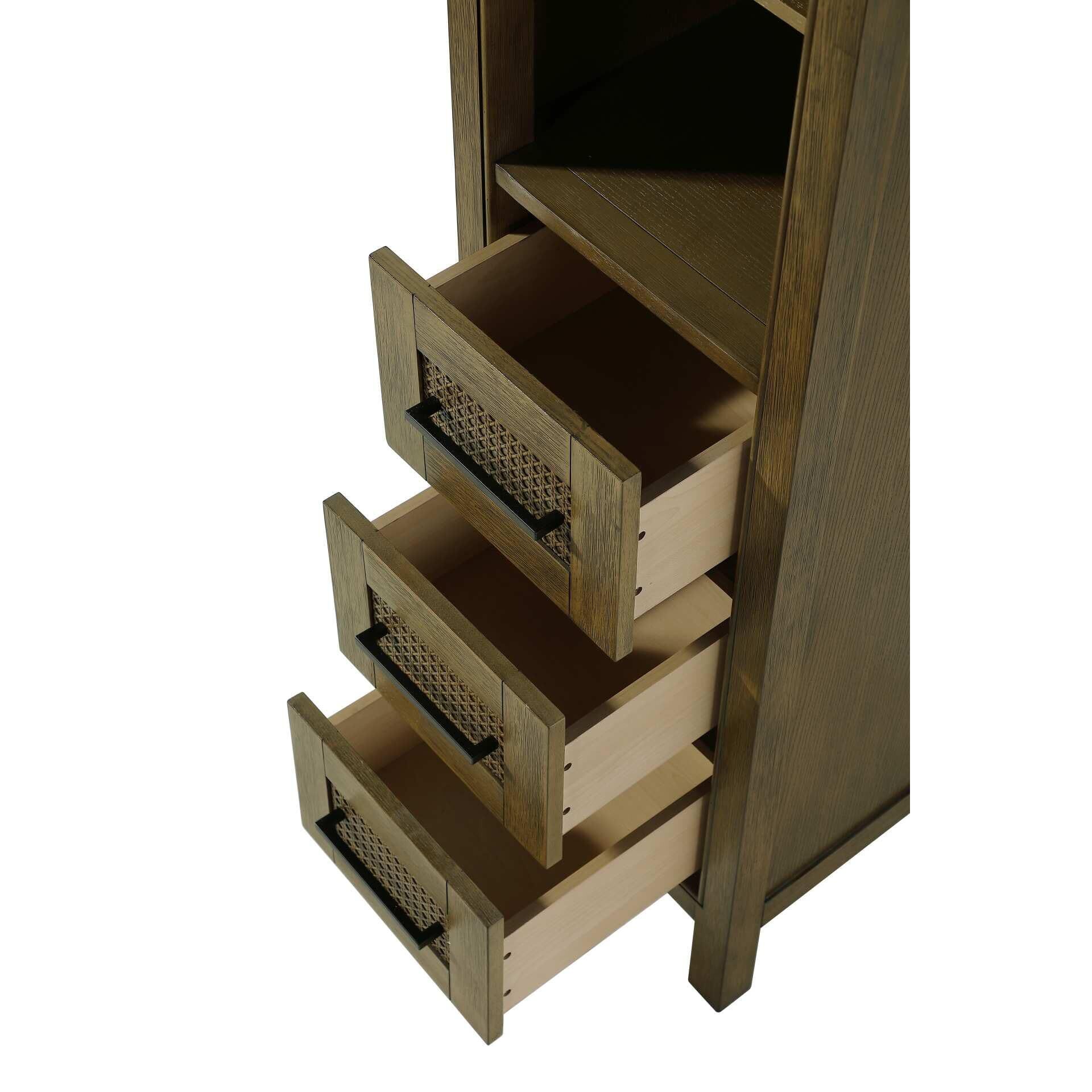 Shown in Hazel Oak finish