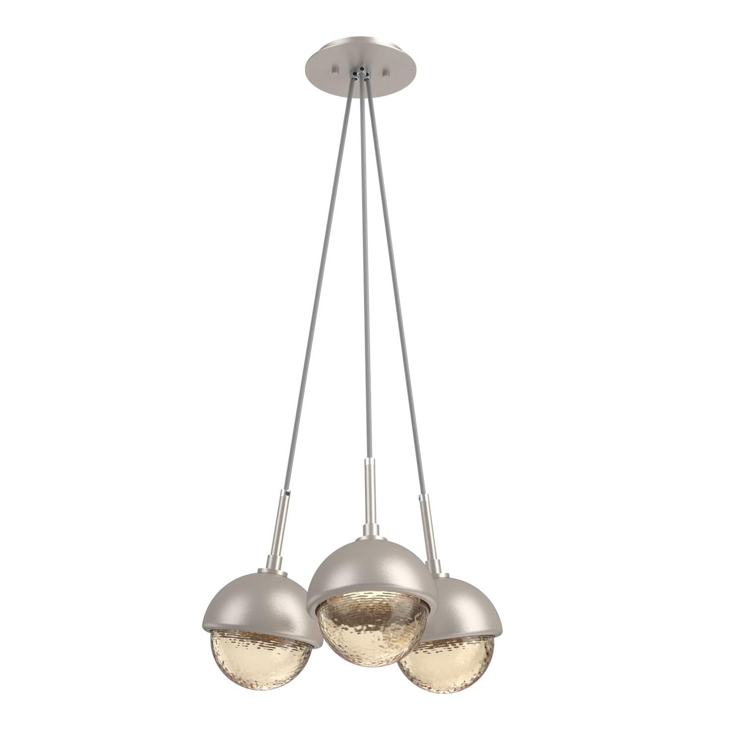 Levi Wilson Cabochon 13 Inch Multi Pendant Light by Hammerton Studio