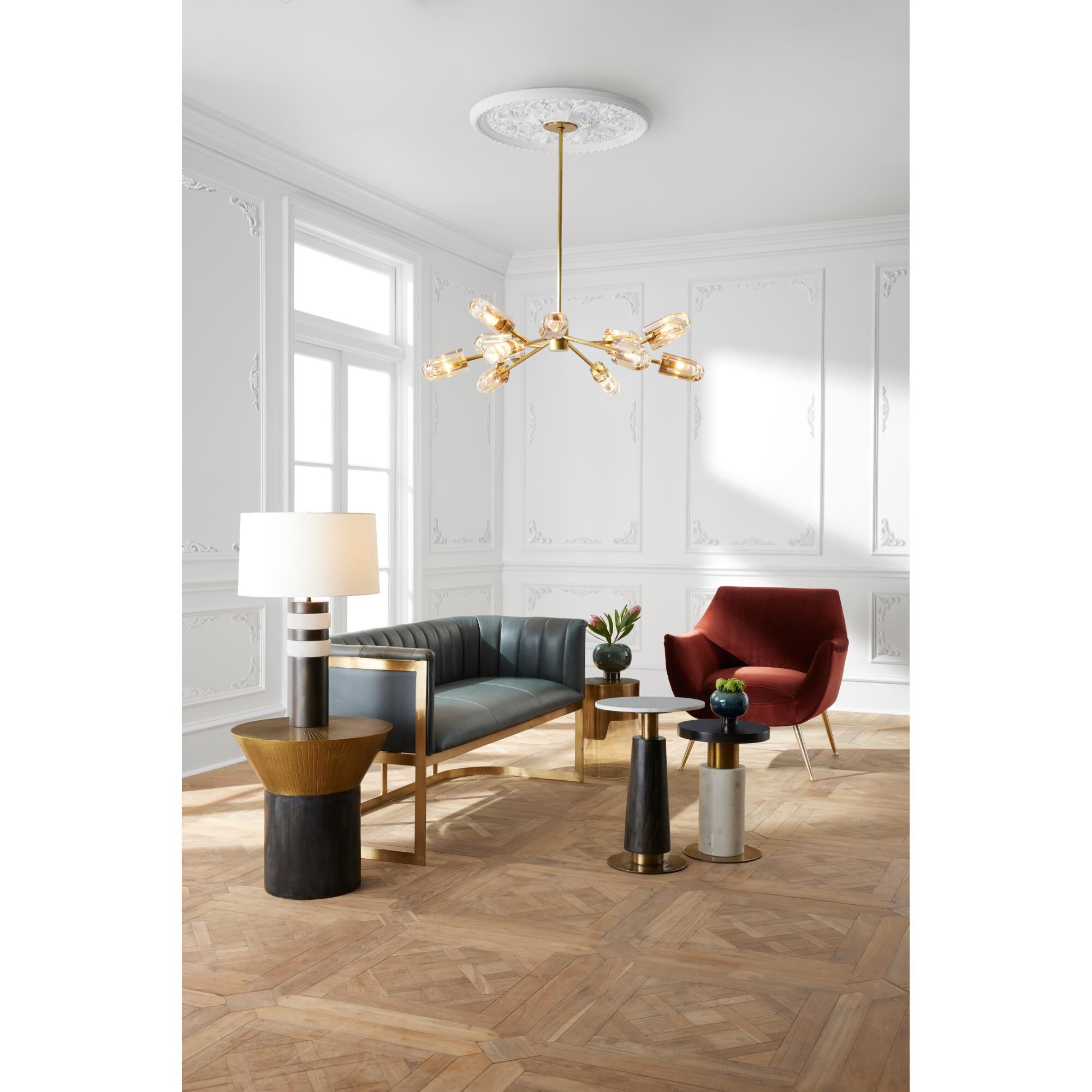 Javier 44 Inch 12 Light Chandelier by Arteriors Home