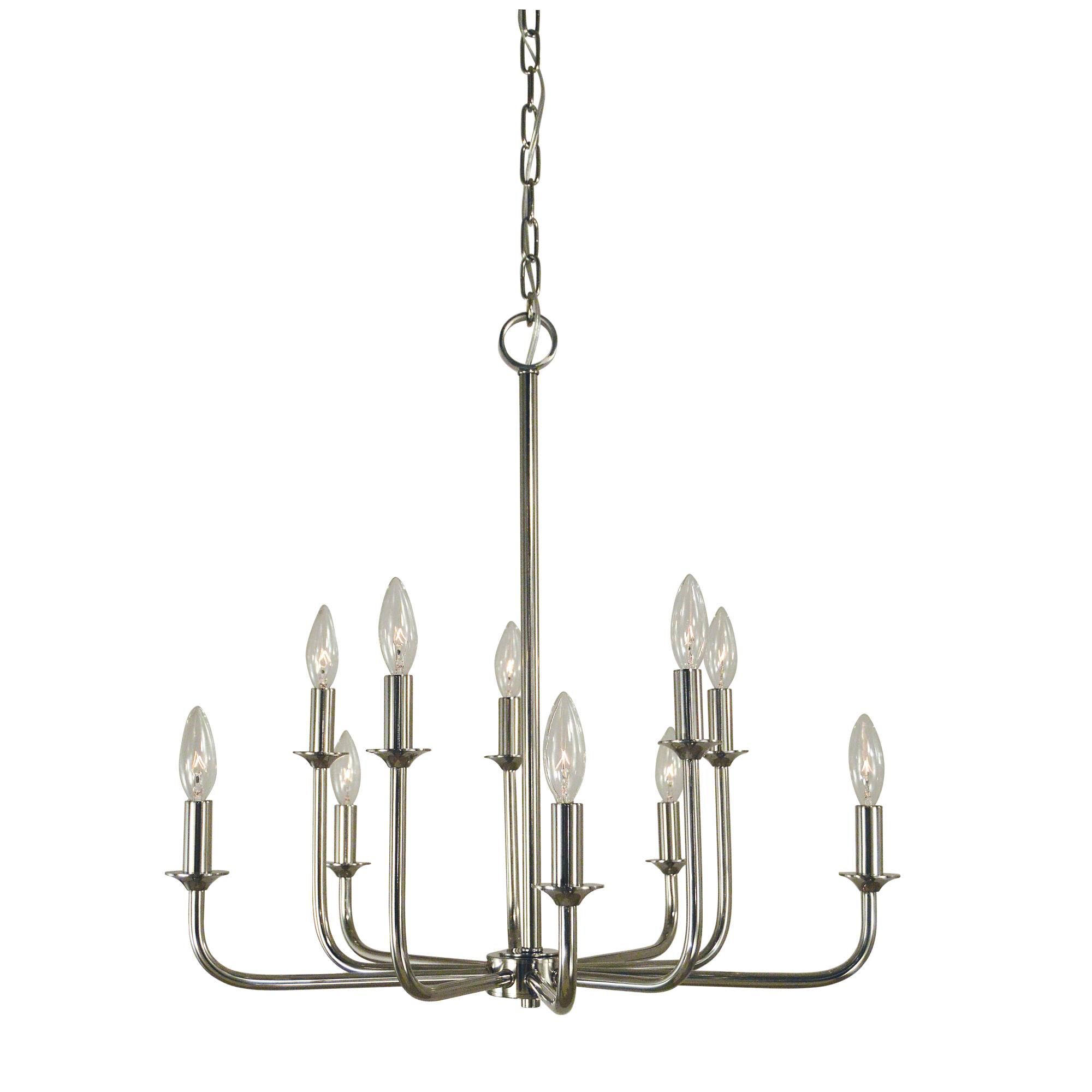 Boulevard 24 Inch 10 Light Chandelier by Framburg
