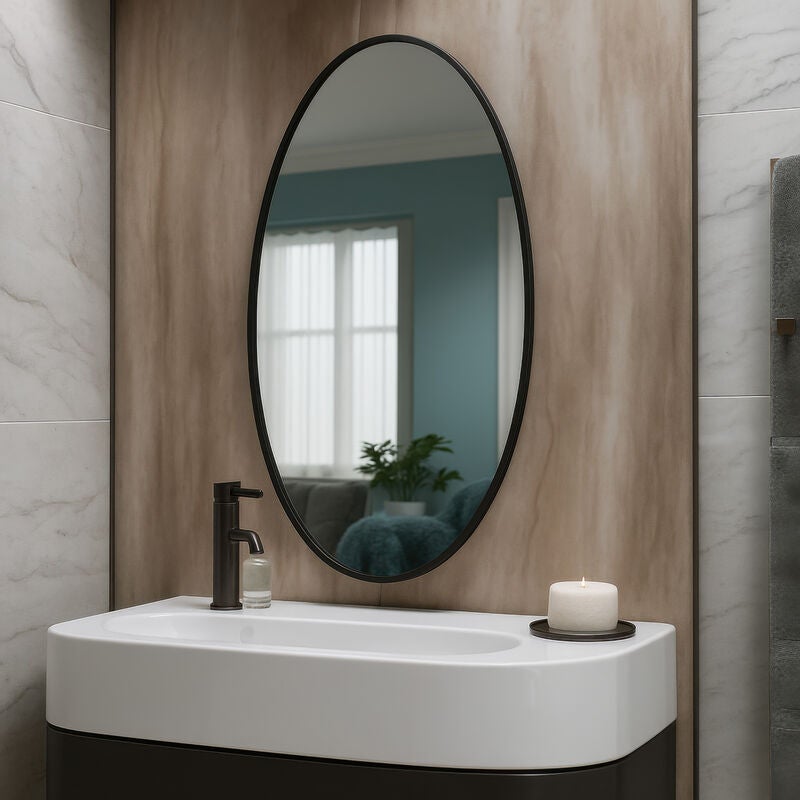 Tablet 30 Inch Decorative Mirror by Varaluz