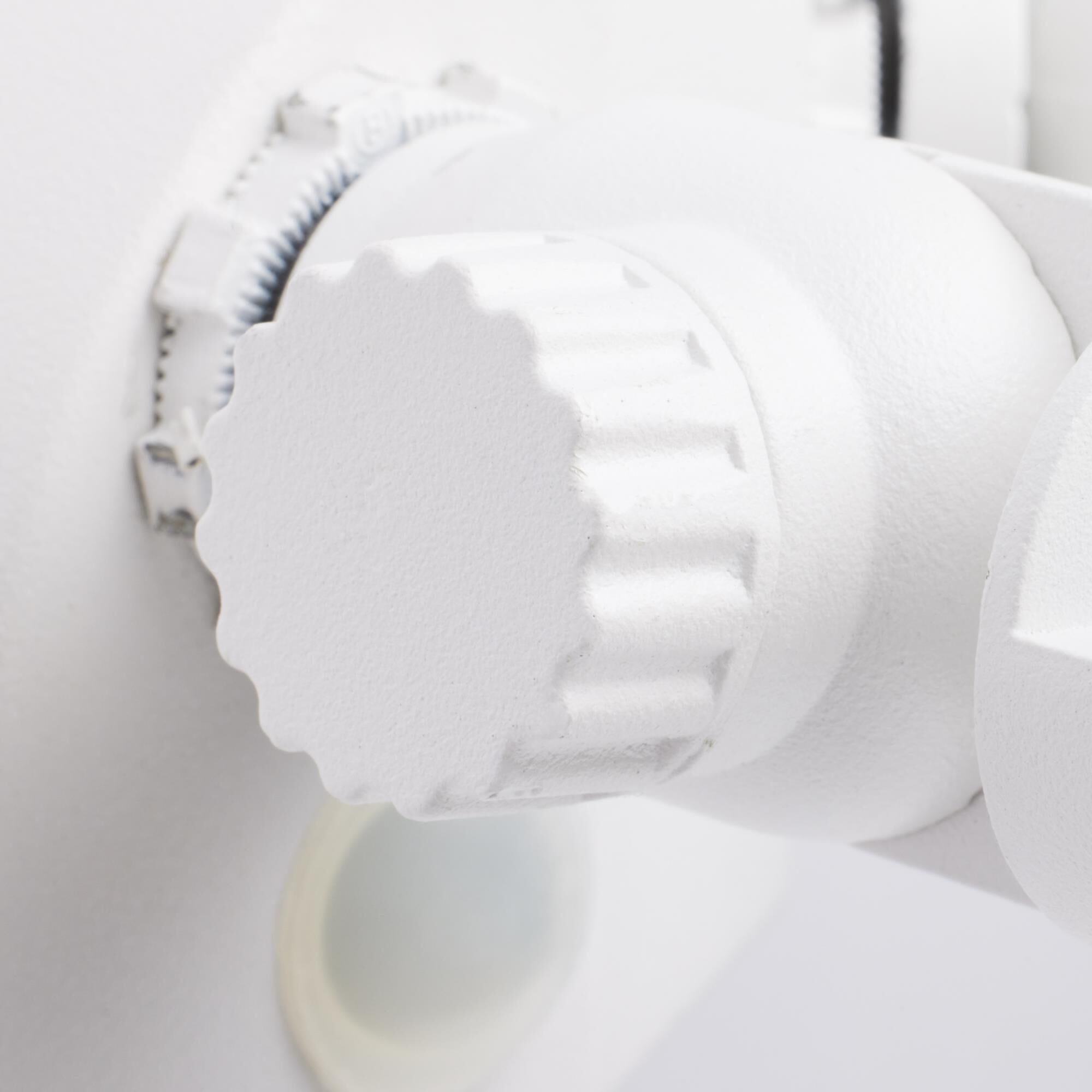 Shown in White finish