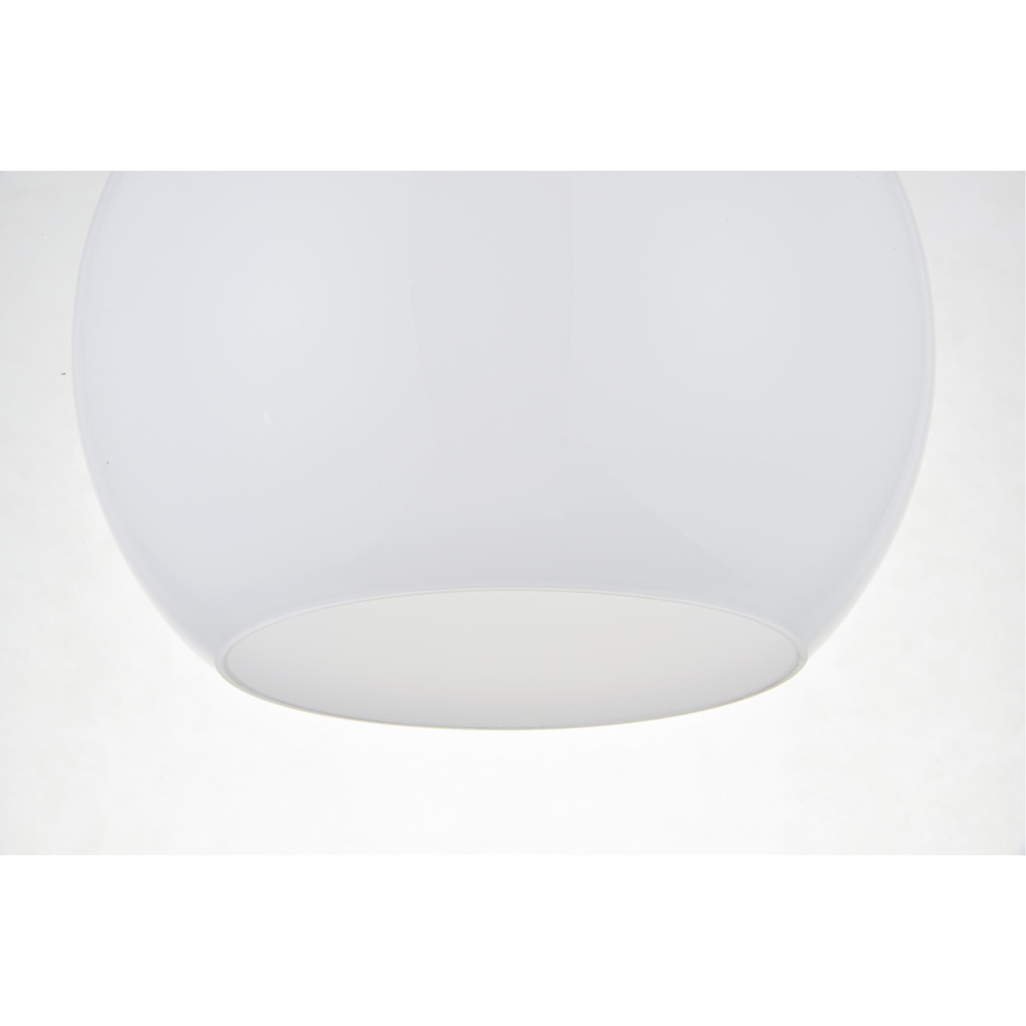 Baxter 10 Inch Semi Flush Mount by Elegant Lighting