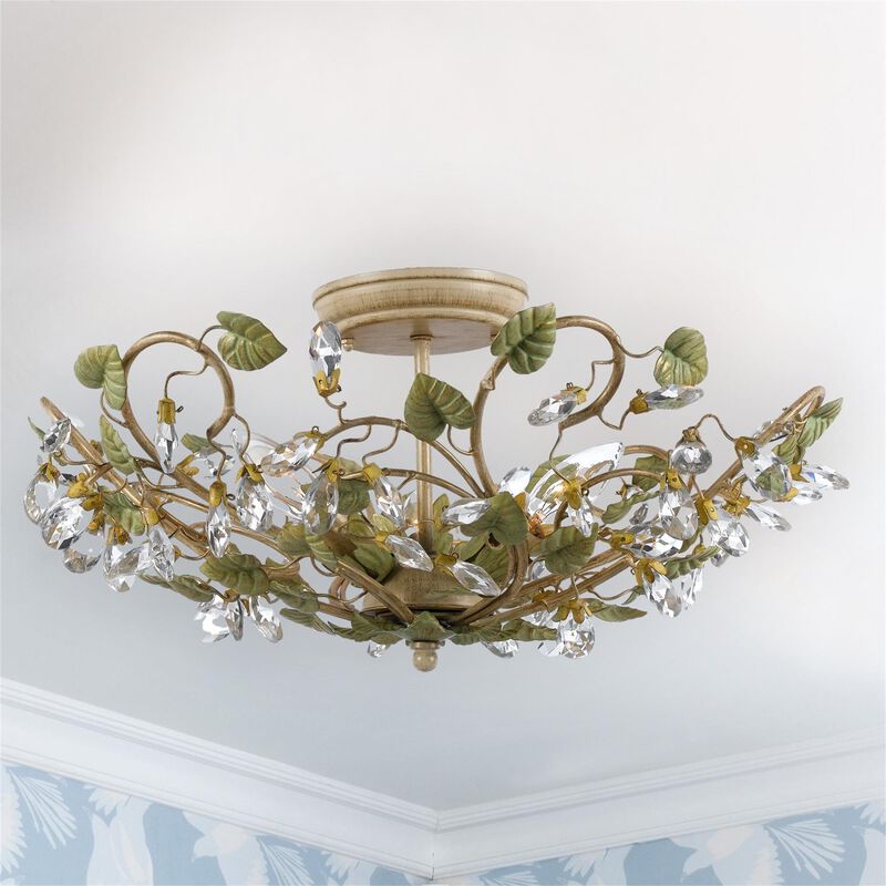 Josie 20 Inch 5 Light Semi Flush Mount by Crystorama