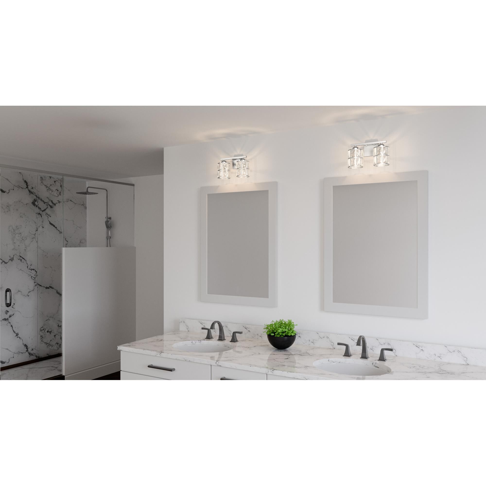 Gibson 13 Inch 2 Light Bath Vanity Light by Quoizel