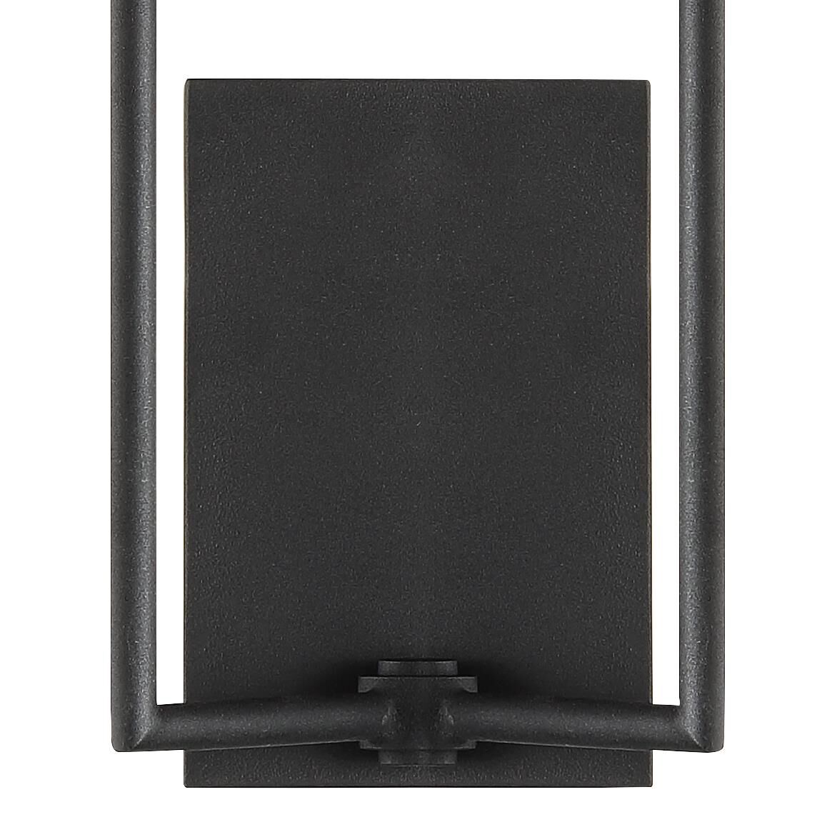 Shown in Black Forged finish and Silk glass and White shade