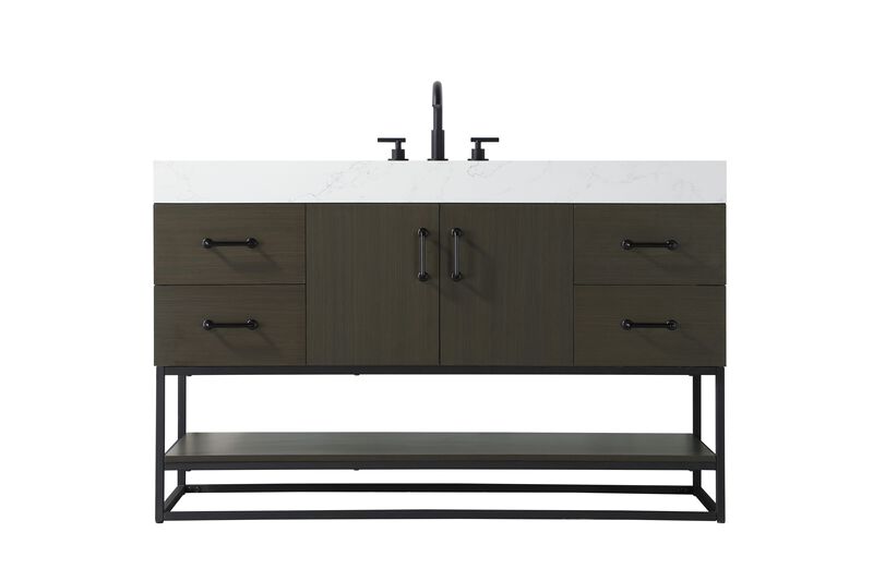 Caroline 54 Inch Bath Vanity by Elegant Dcor