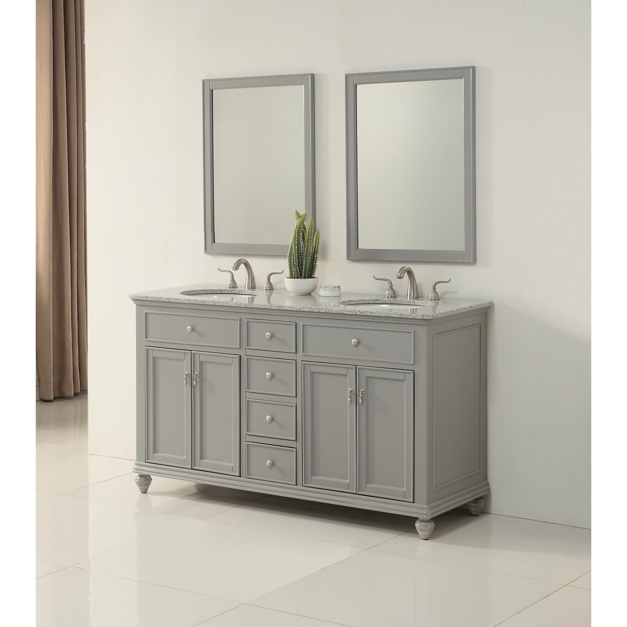 Shown in Light Grey finish