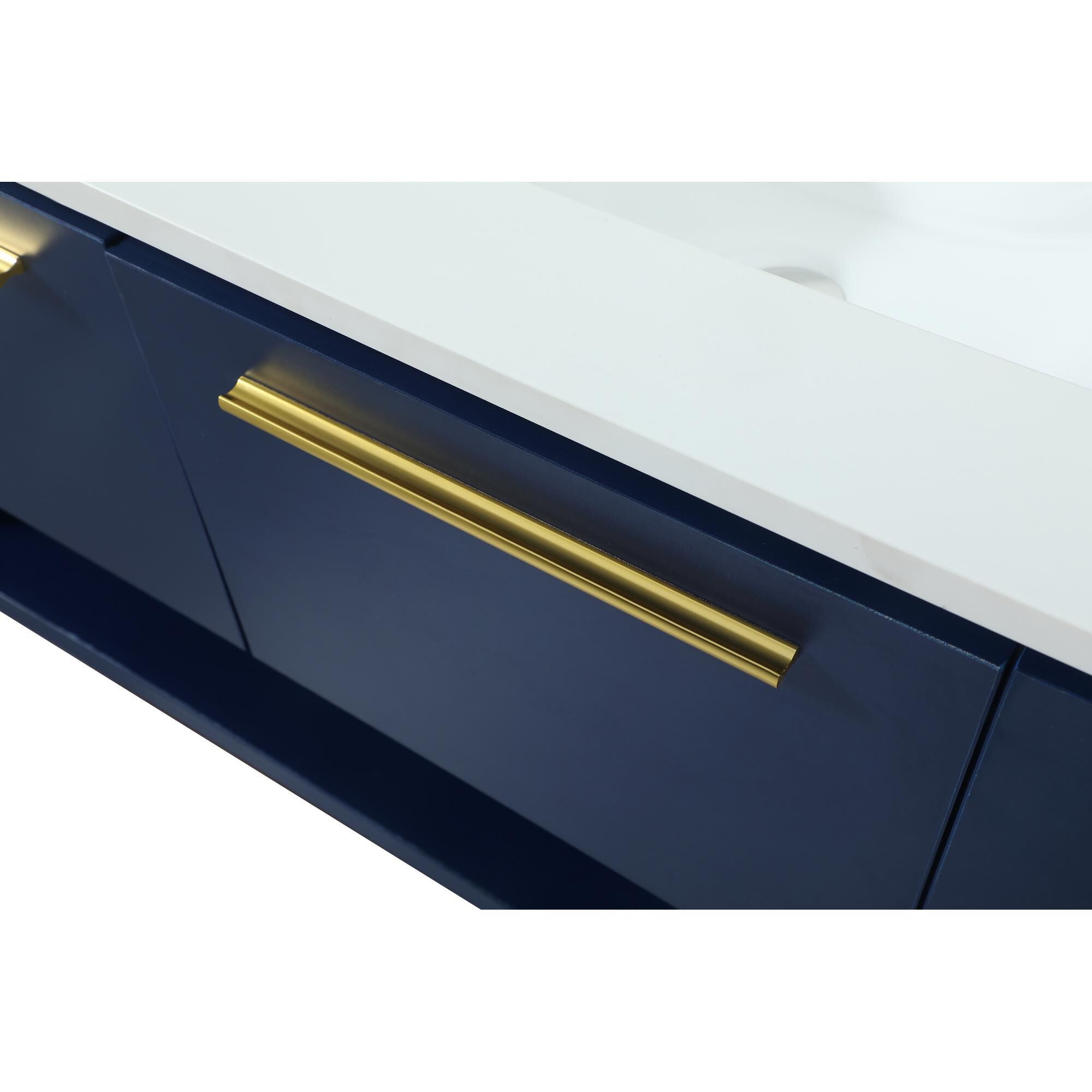 Shown in Blue finish