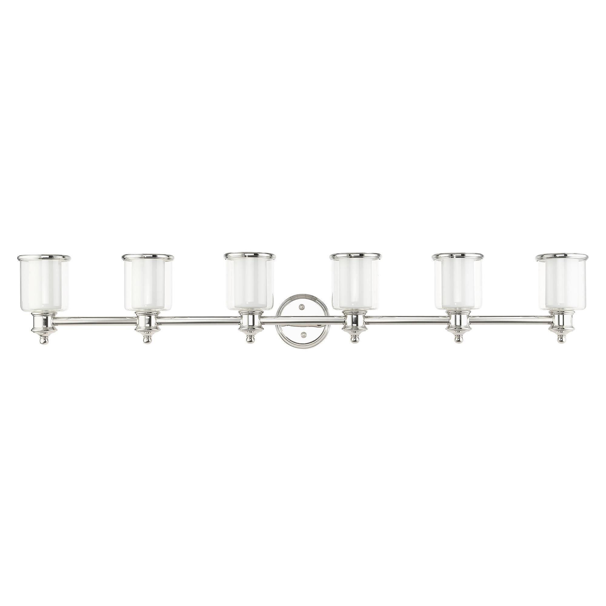 Middlebush 55 Inch 6 Light Bath Vanity Light by Livex Lighting