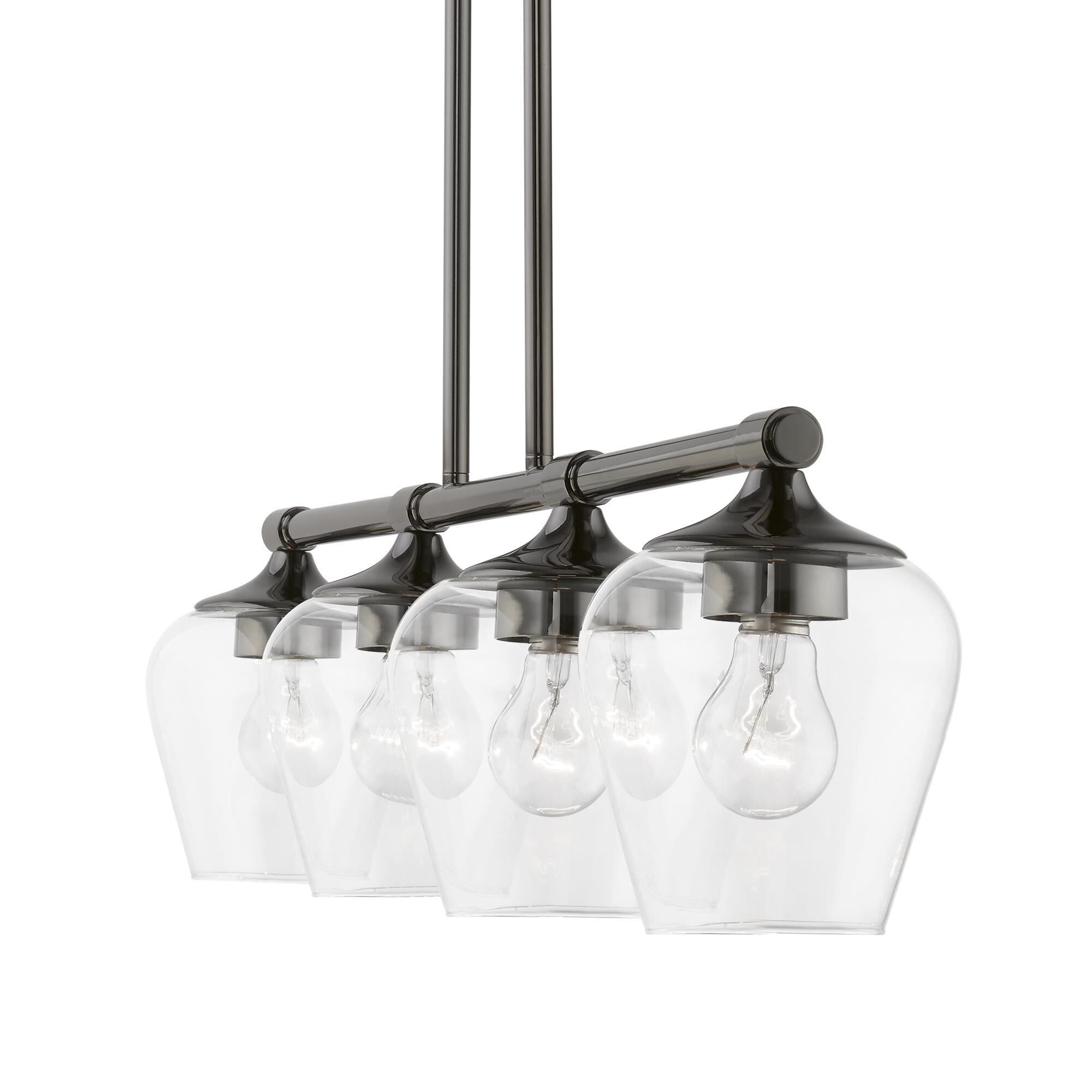 Willow 35 Inch 4 Light Linear Suspension Light by Livex Lighting