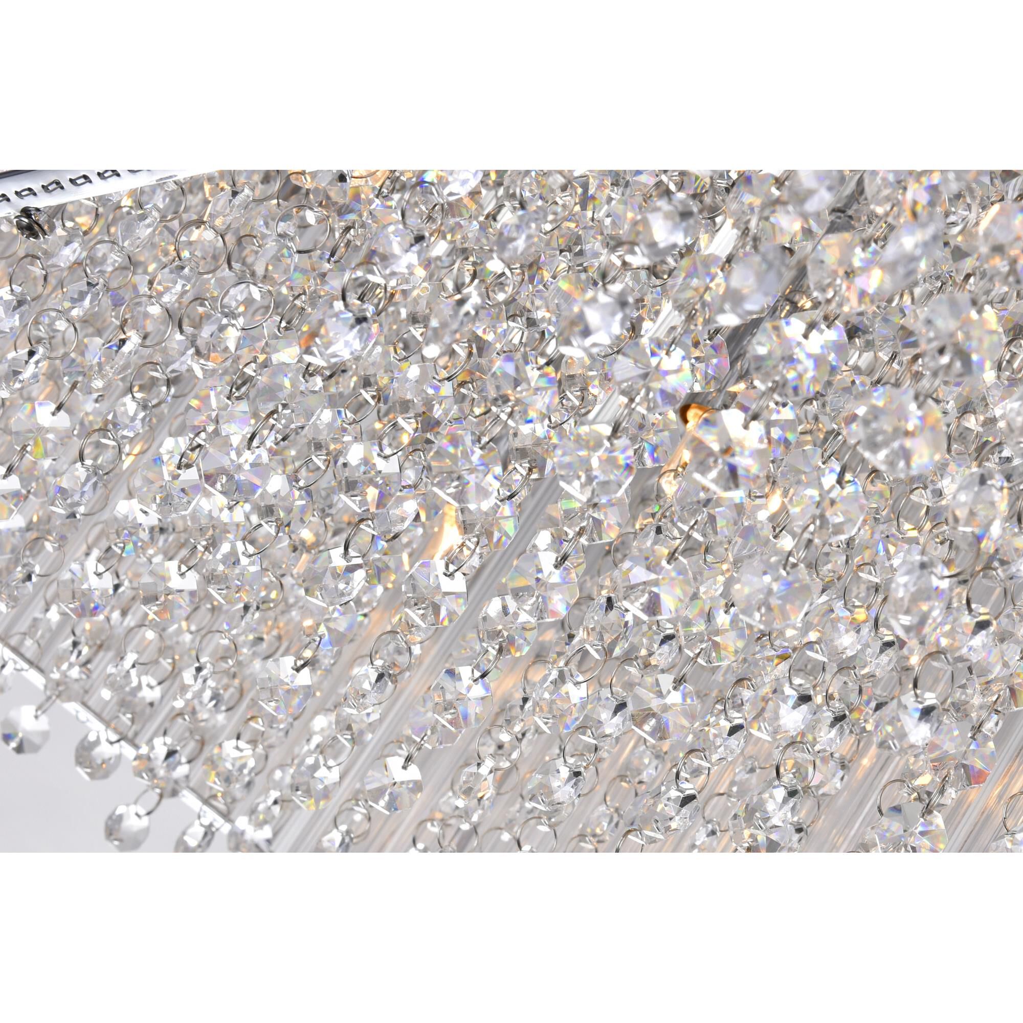 Shown in Chrome finish and K9 Clear crystal and Clear shade