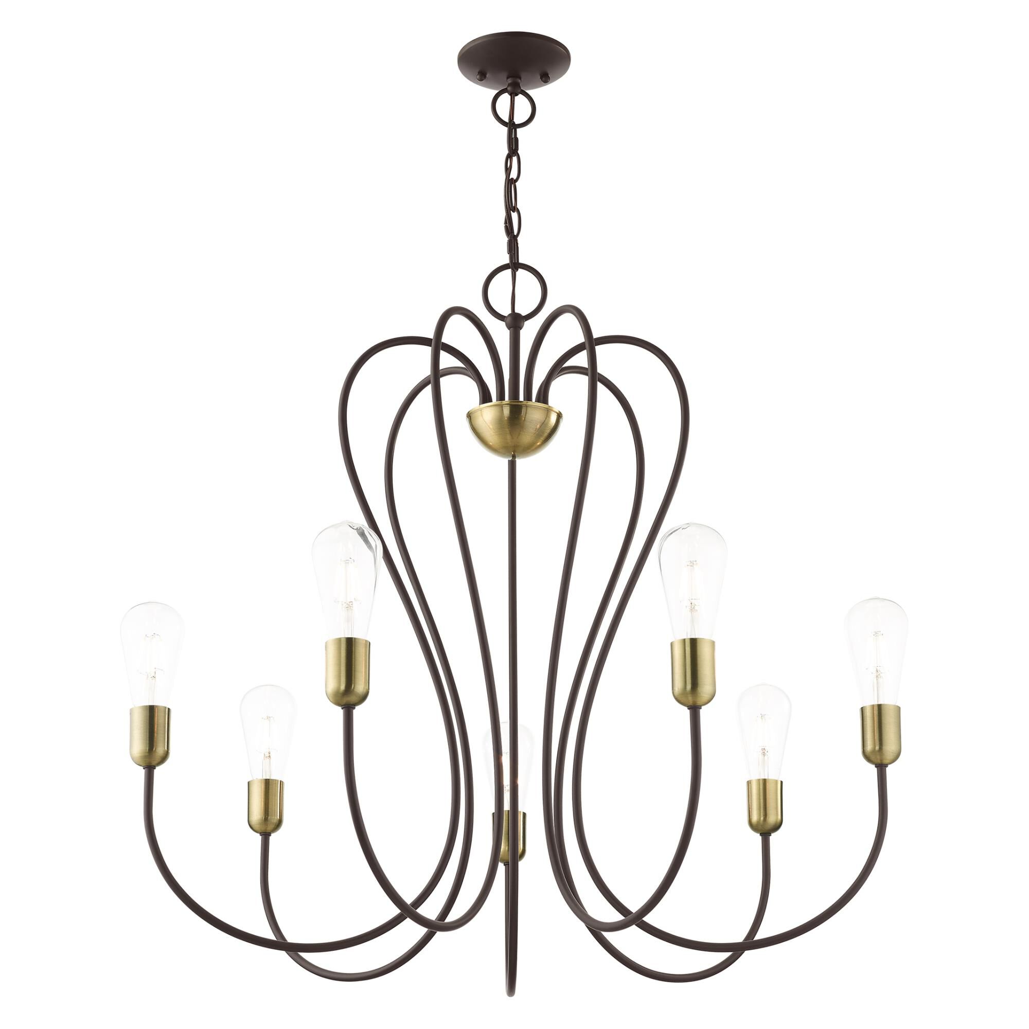 Lucerne 7 Light Chandelier by Livex Lighting