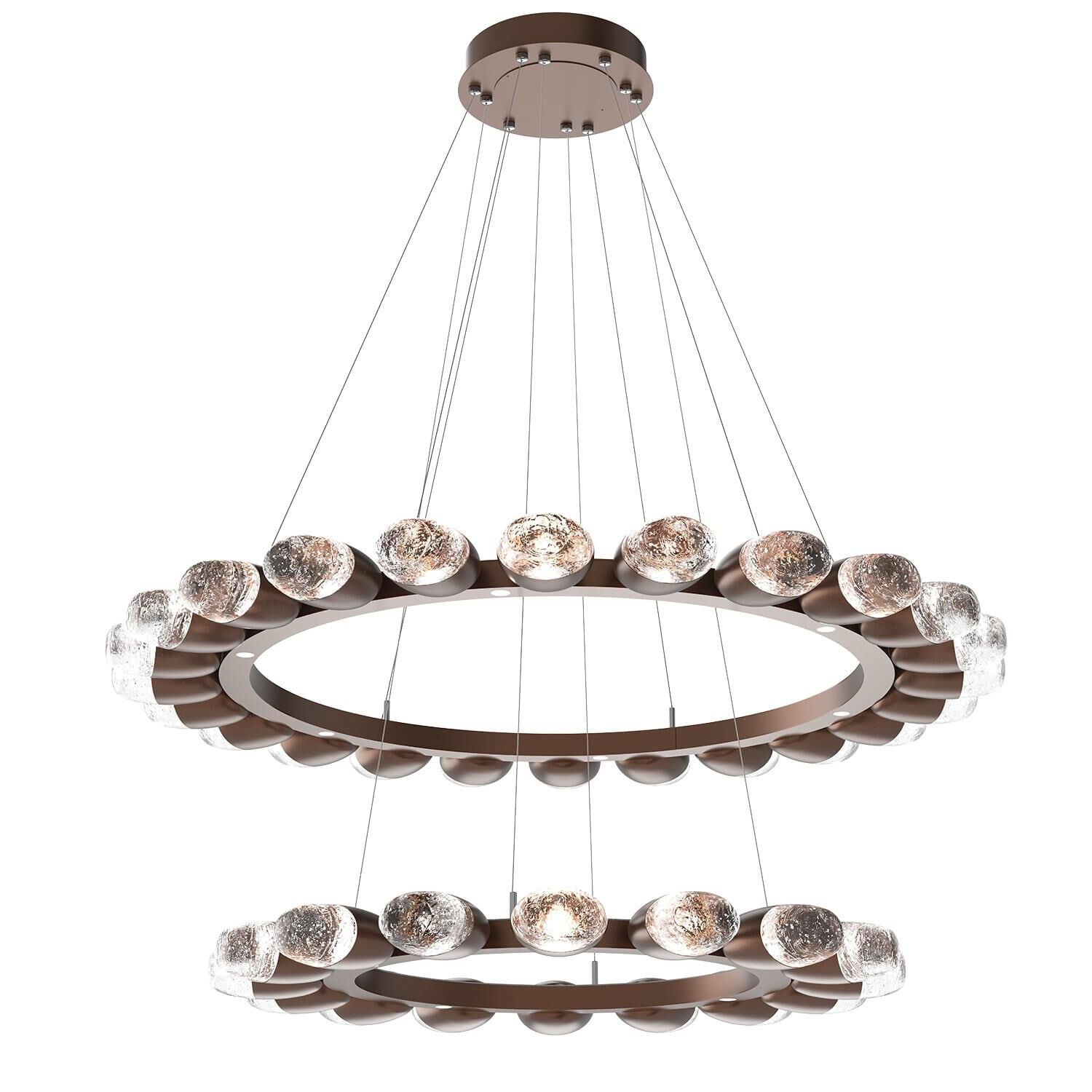 Pebble Chandelier by Hammerton Studio