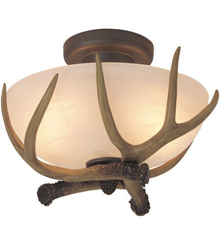 Shown in European Bronze finish and Yes glass and Yes shade