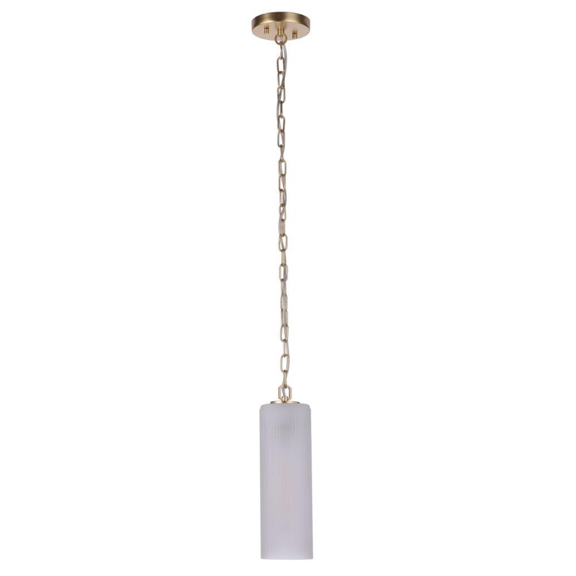 Shown in Sunset Gold finish and Frostedribbed glass