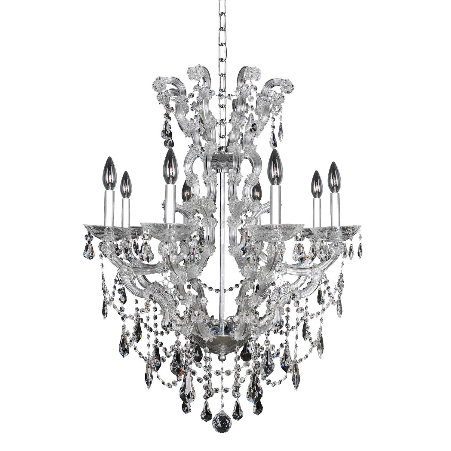 Brahms 28 Inch 8 Light Chandelier by Allegri