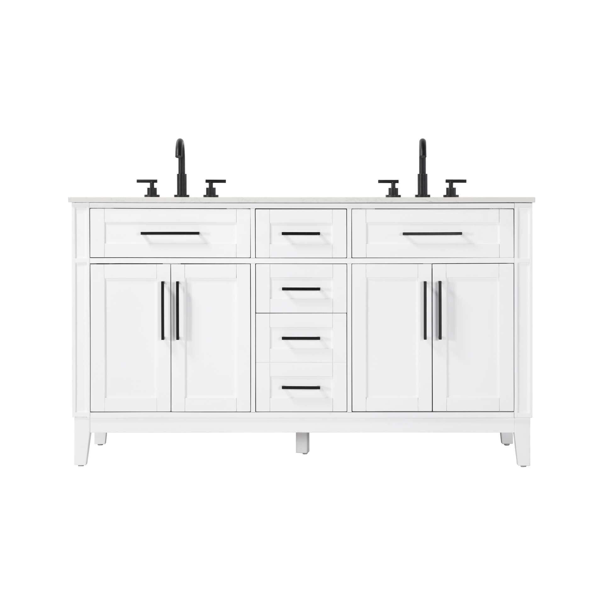 Shown in White finish