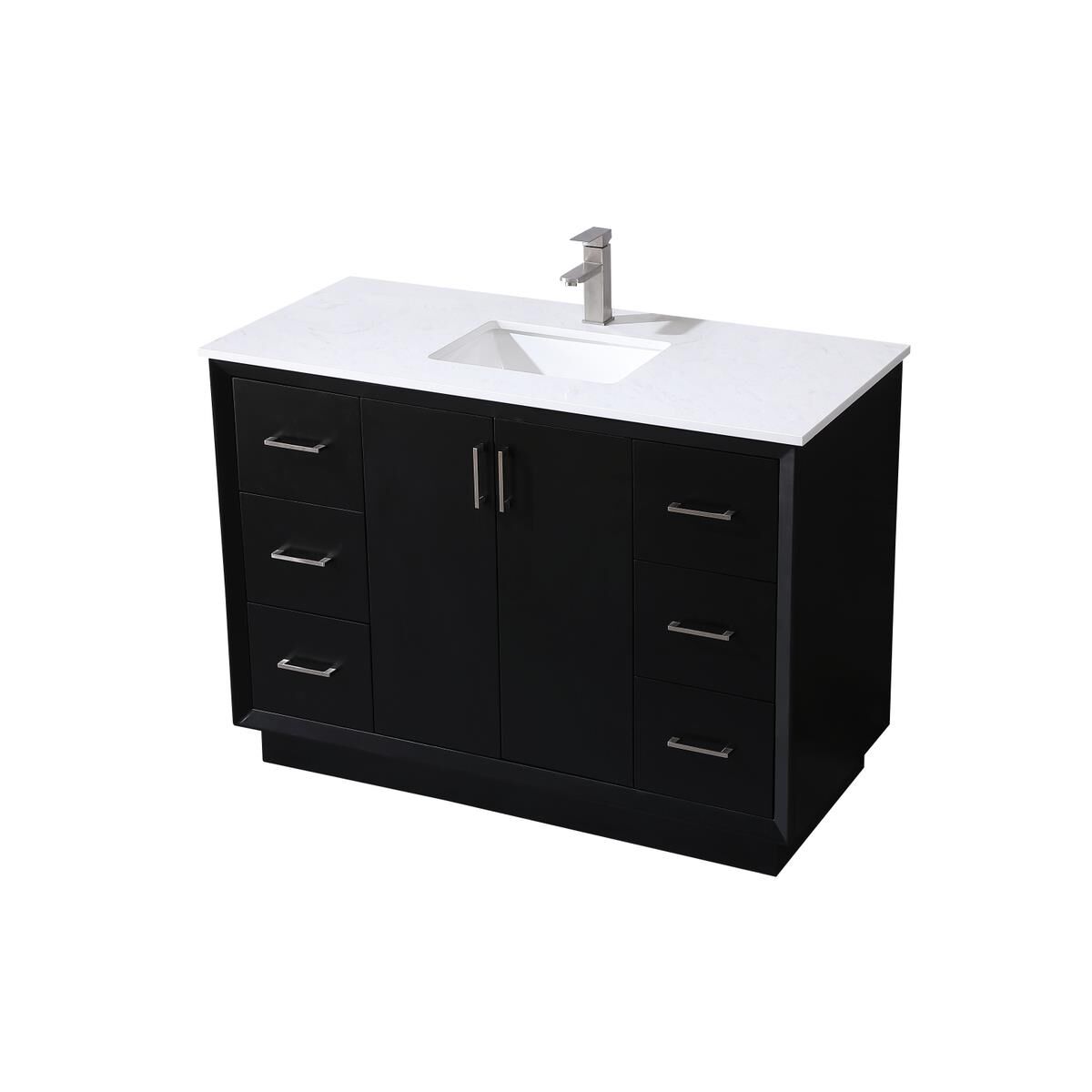 Shown in Black finish