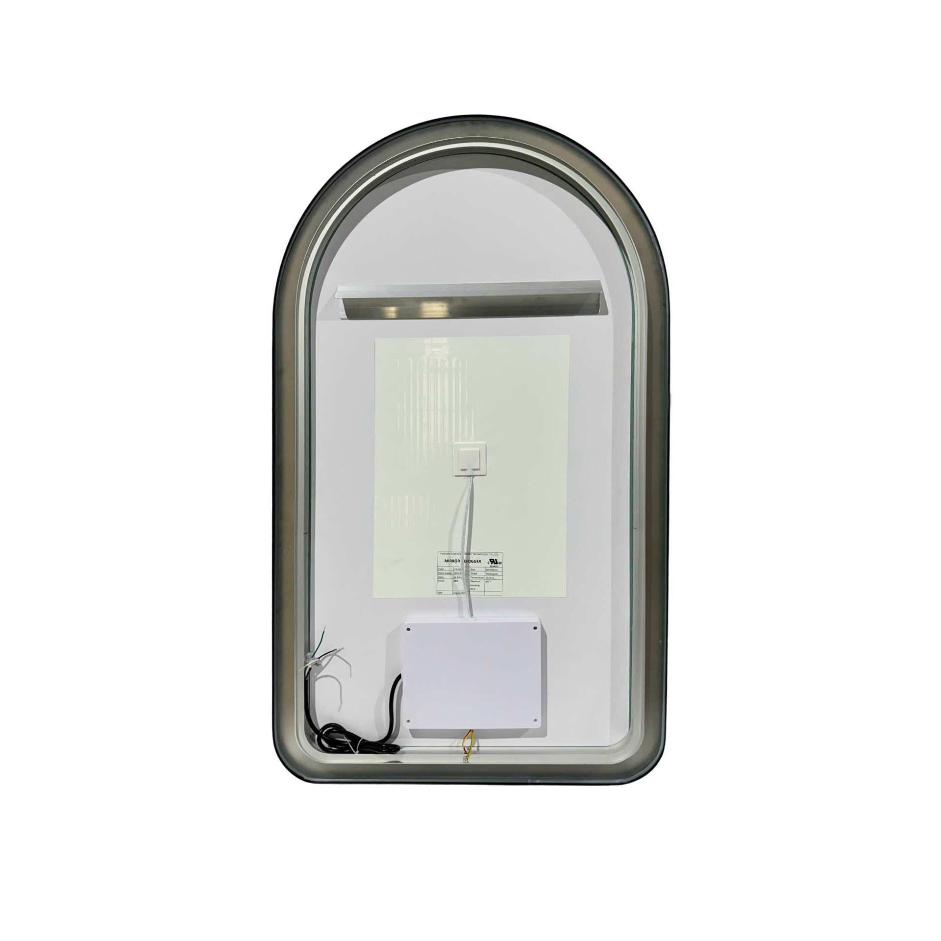 Harmoni 40 Inch Arched LED Lighted Mirror by Elegant Decor