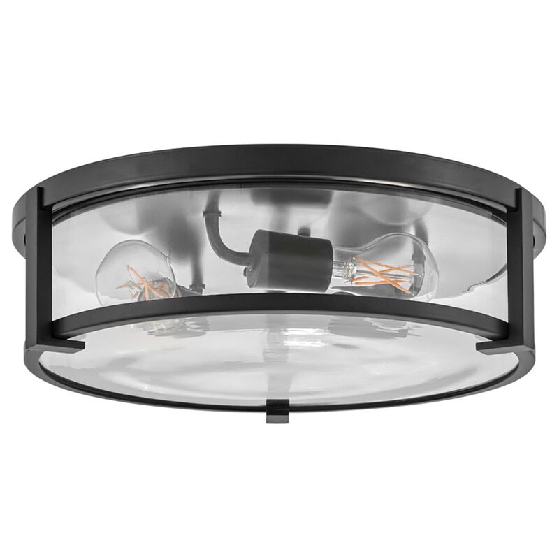 Lowell 16 Inch 3 Light Flush Mount by Hinkley