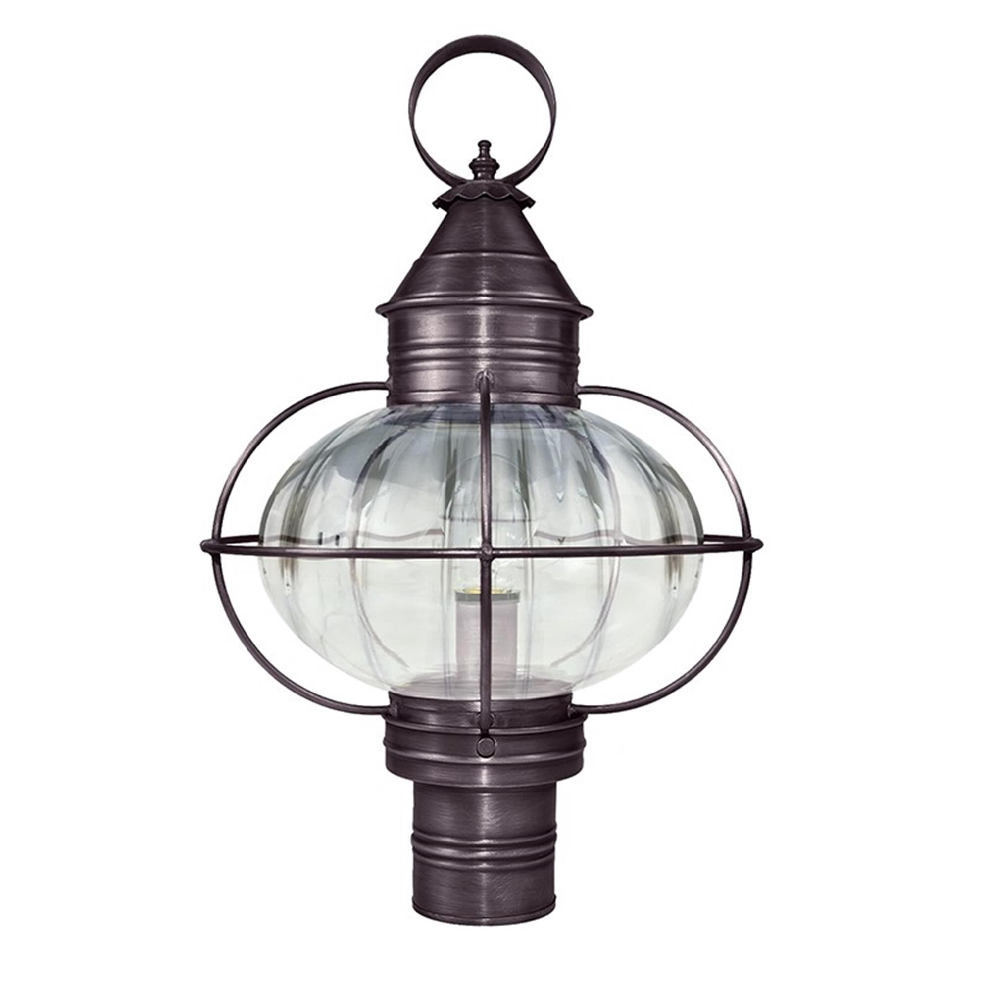 Shown in Dark Brass finish and Optic glass