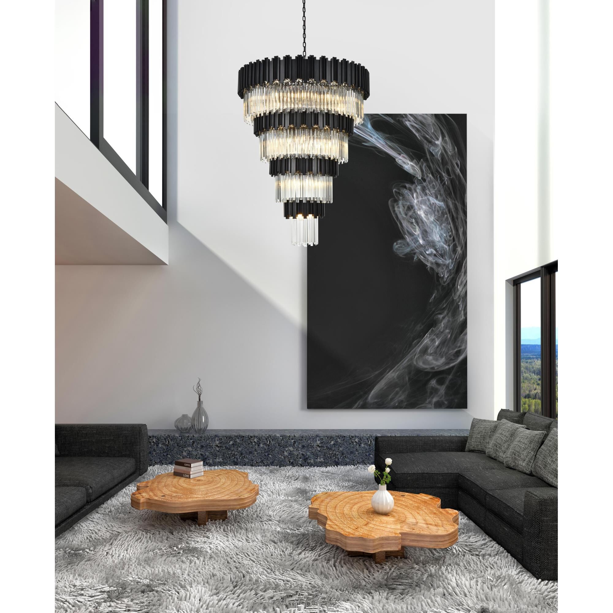 Shown in Black And Clear finish