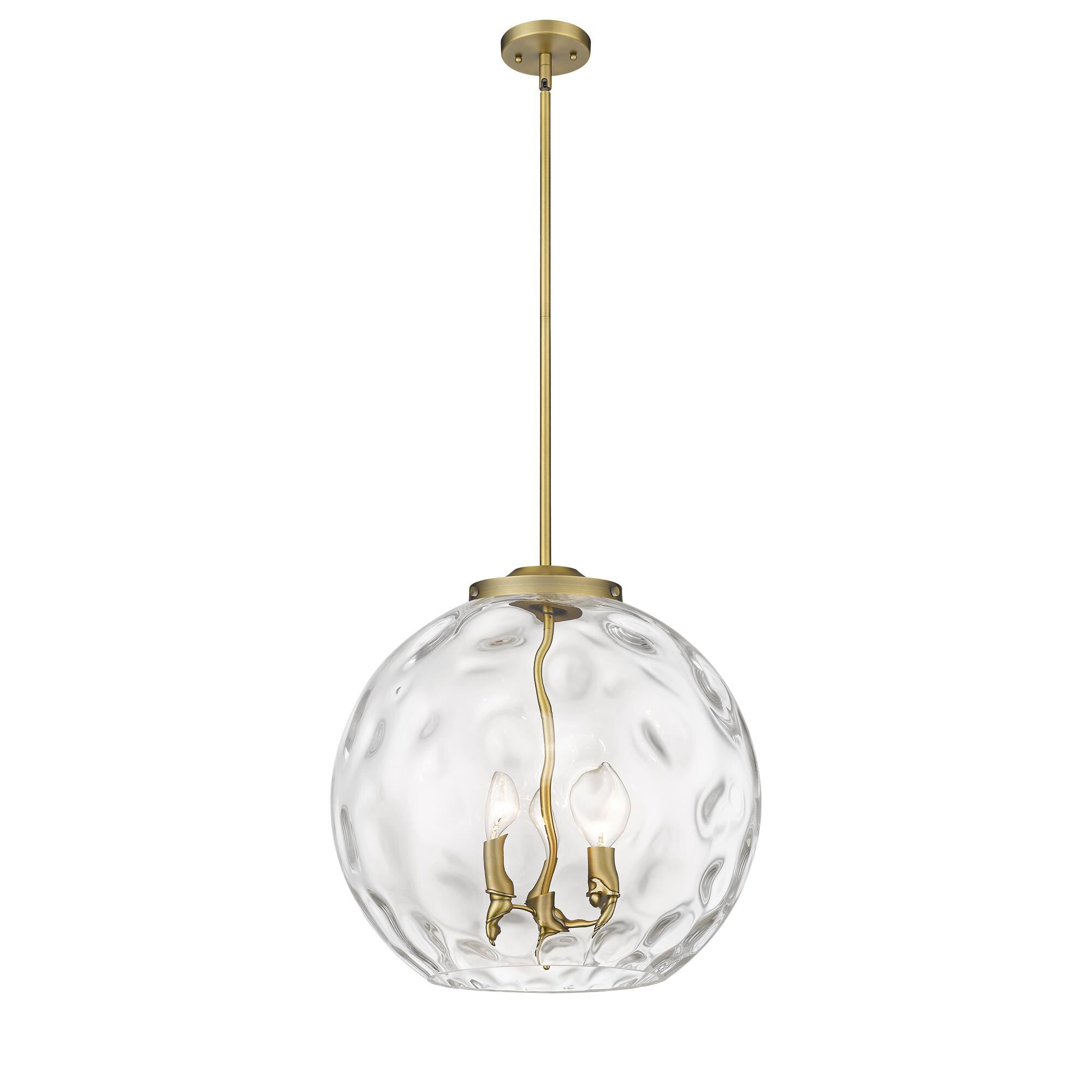 Shown in Brushed Brass finish and Clear Athens Water  16