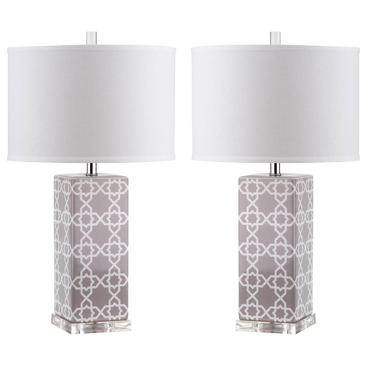 Quatrefoil 27 Inch Table Lamp by Safavieh