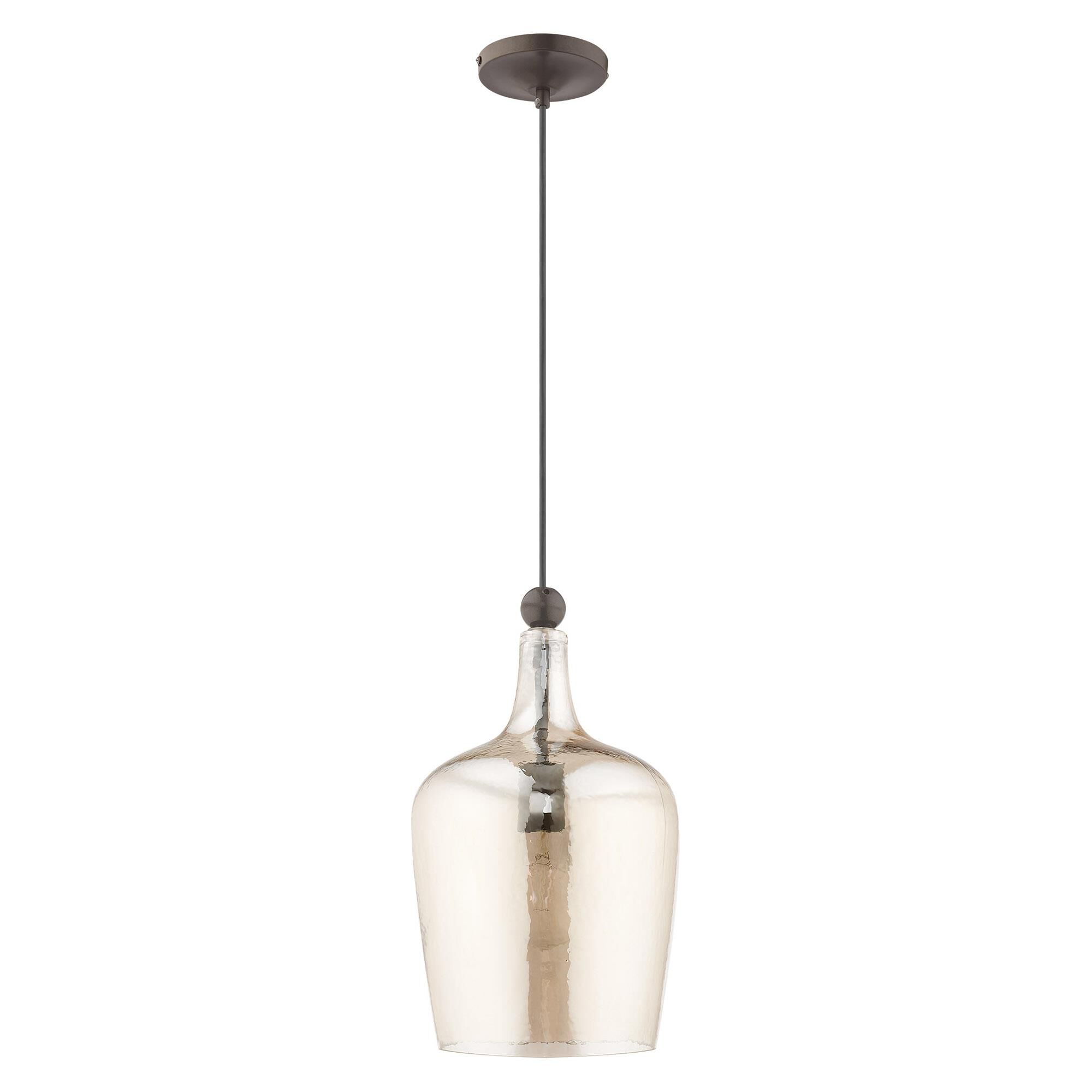 Shown in English Bronze finish and Champagne glass